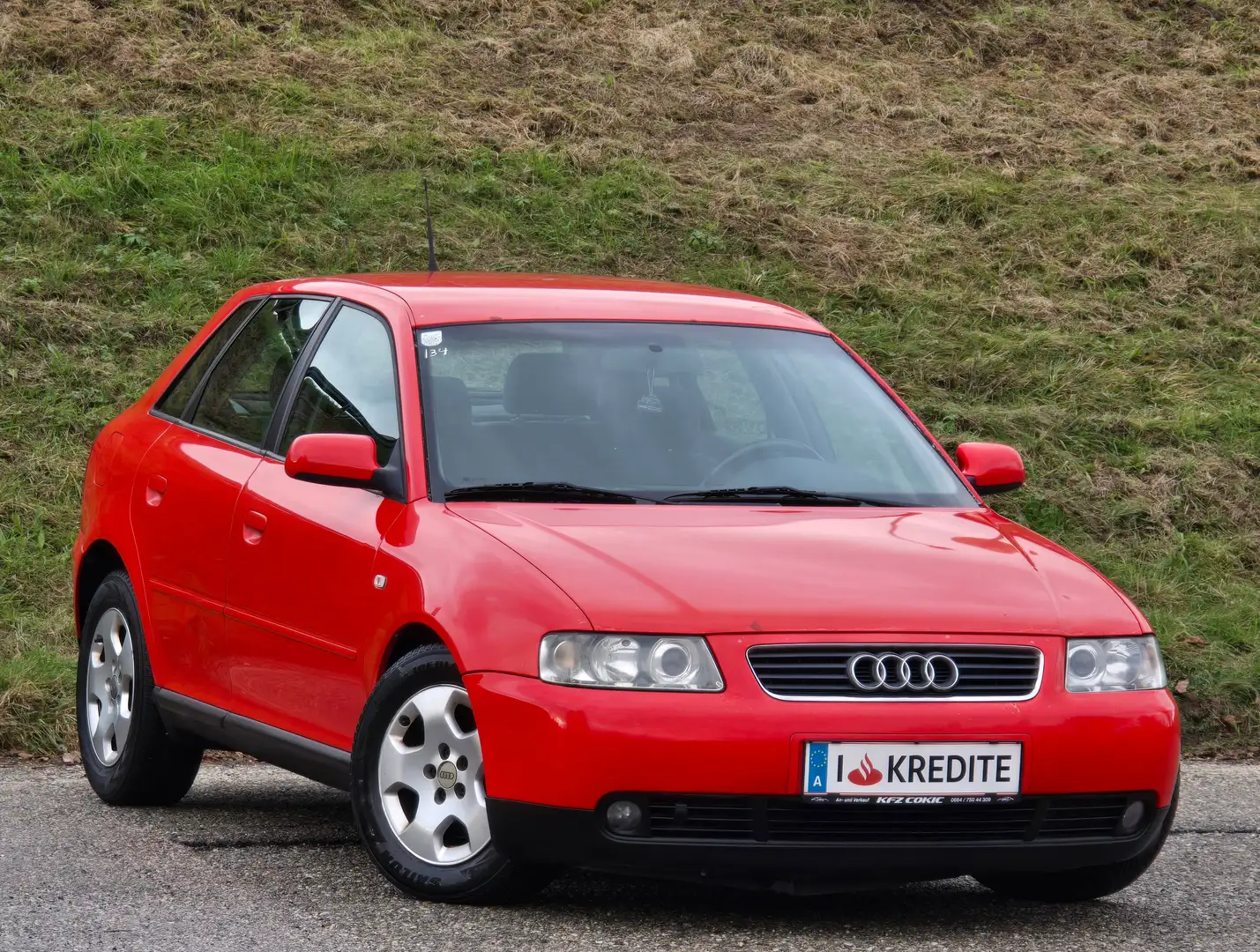 Audi A3 1,9TDI Top* Kredit* Klima* Neues Pickerl* Gepflegt Rouge - 2