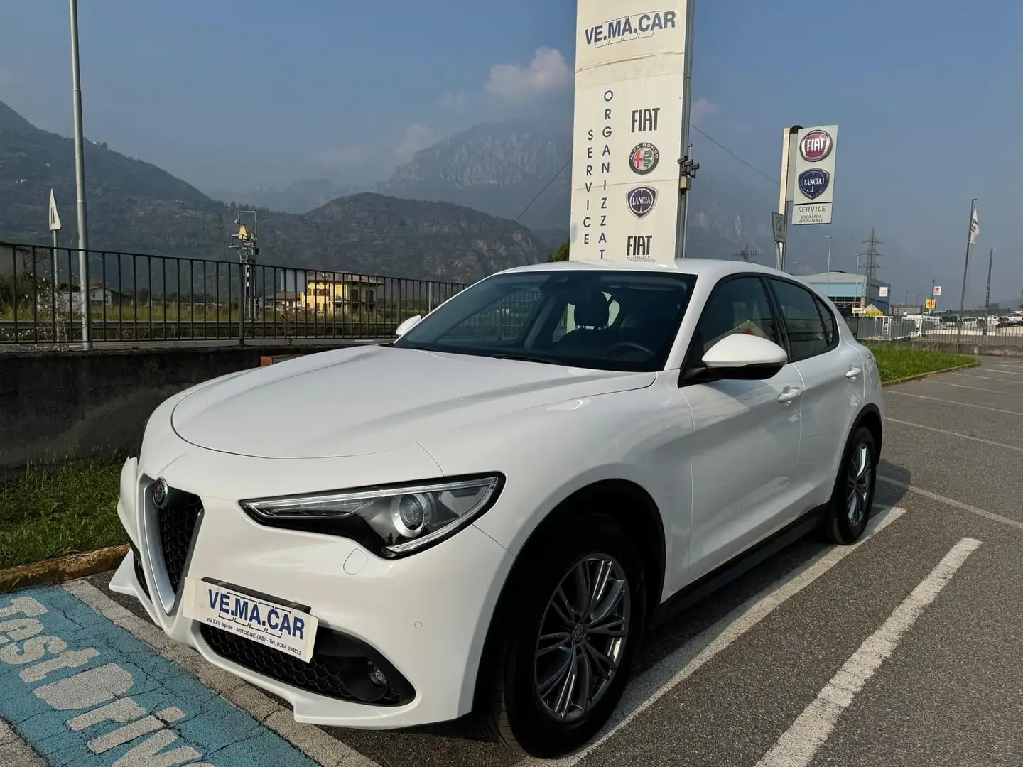 Alfa Romeo Stelvio Stelvio 2.2 Td 190 CV AT8 Q4 Business Bianco - 2