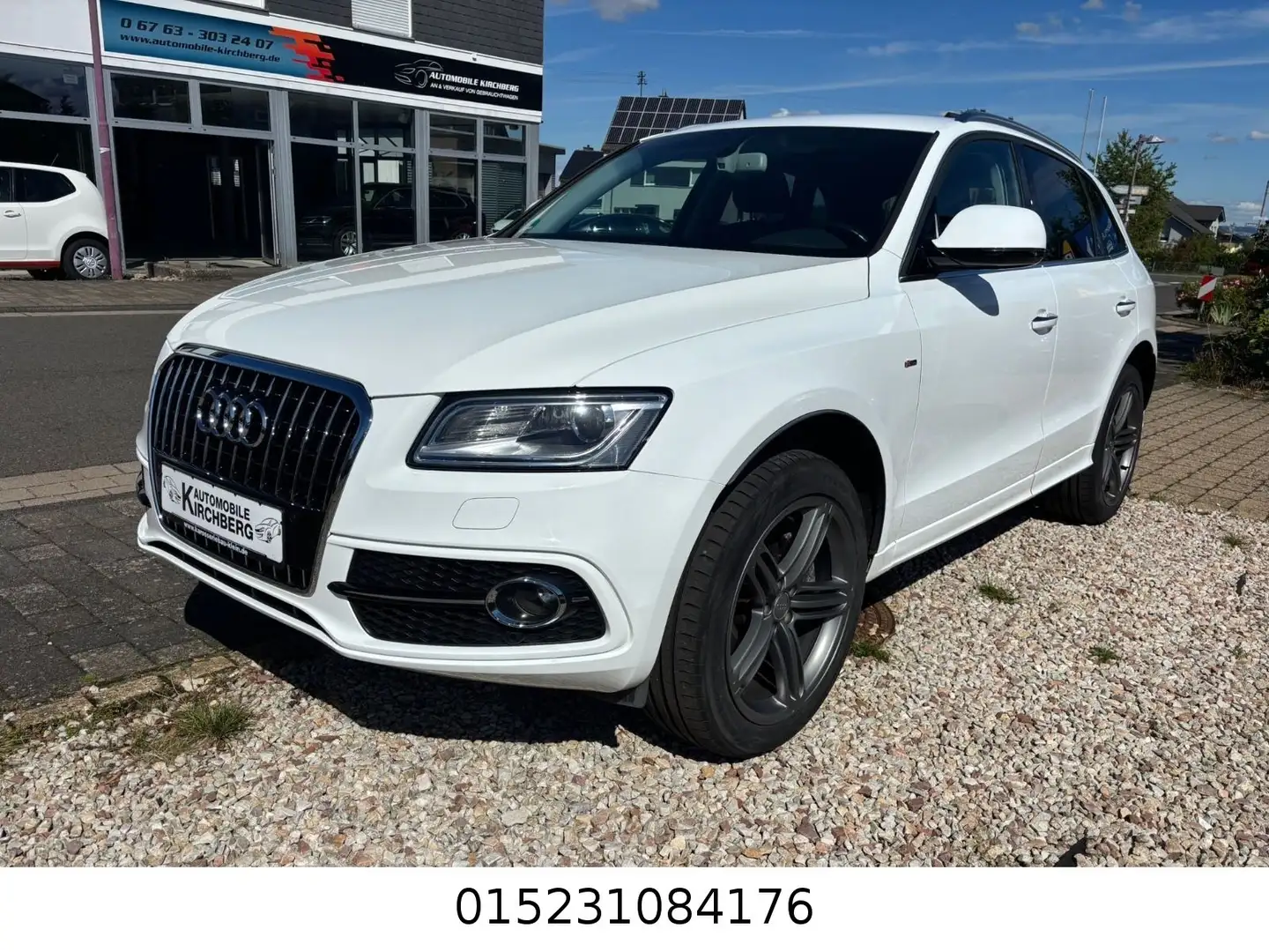 Audi Q5 3.0 TDI S Line Automatik+Leder+Xenon+Navi+Tem Weiß - 1