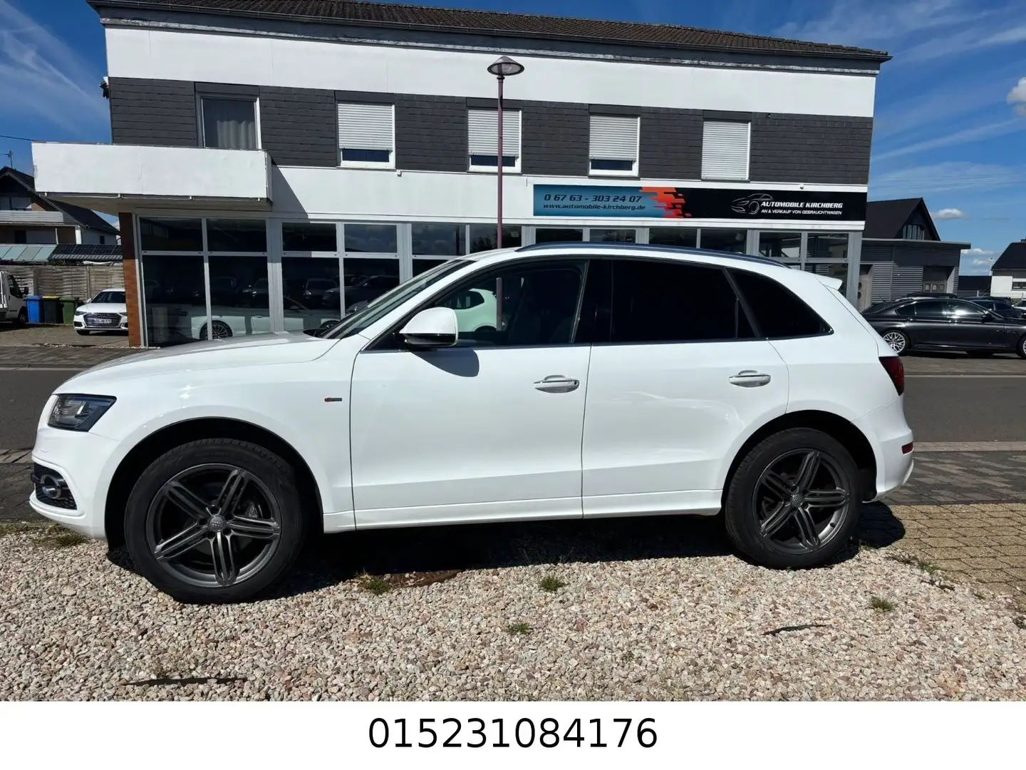 Audi Q5 3.0 TDI S Line Automatik+Leder+Xenon+Navi+Tem Weiß - 2