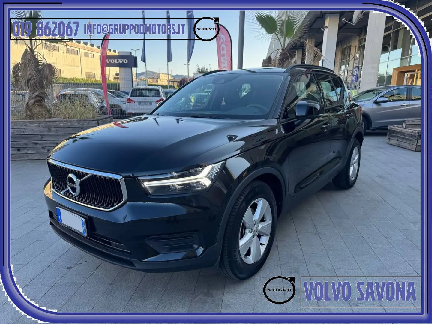 Volvo XC40 1.5 T2 Momentum Core-UNICO PROPRIETARIO Nero - 1