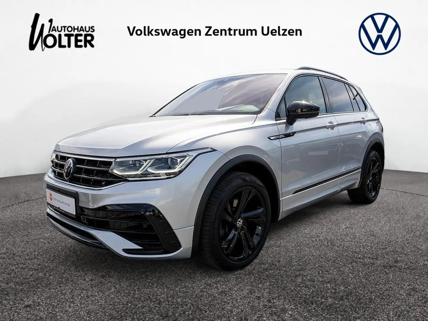 Volkswagen Tiguan 2.0 TDI R-Line 4M DSG AHK NAVI 360° KA Silber - 1