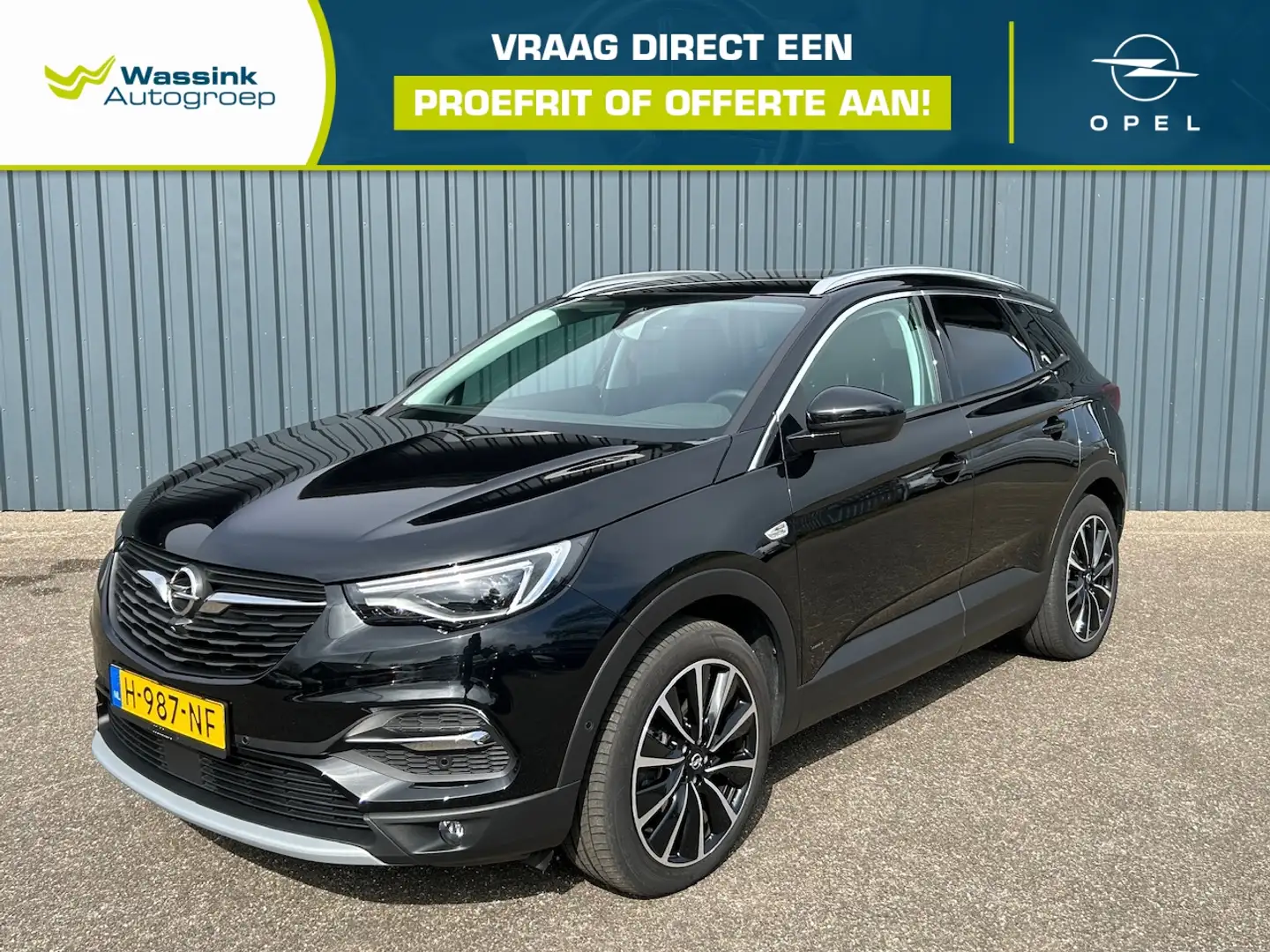 Opel Grandland X 1.6 Turbo Hybrid4 300pk 4x4 Aut Ultimate | Full op Siyah - 1