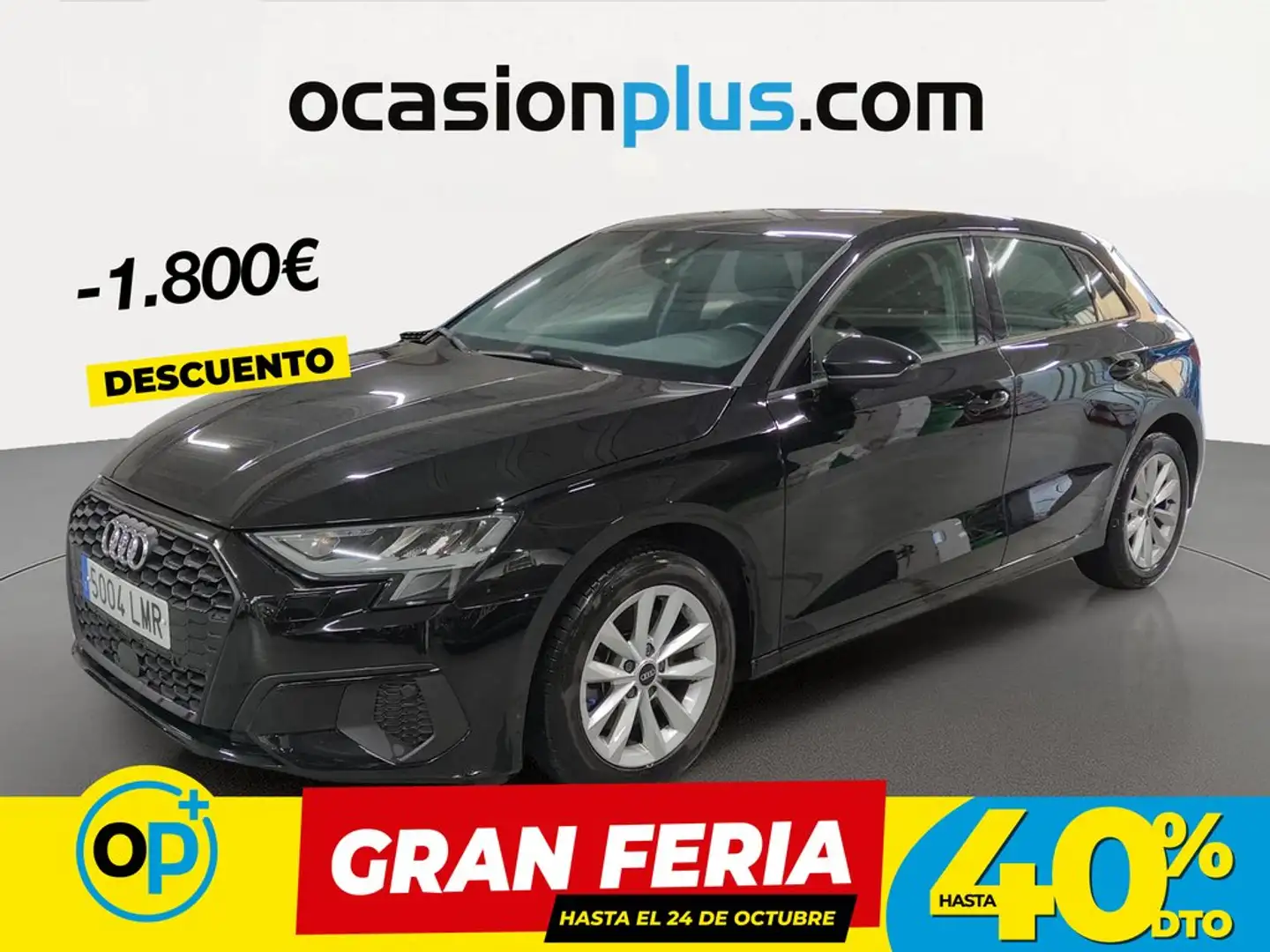 Audi A3 Sportback 35TDI S tronic Negro - 1