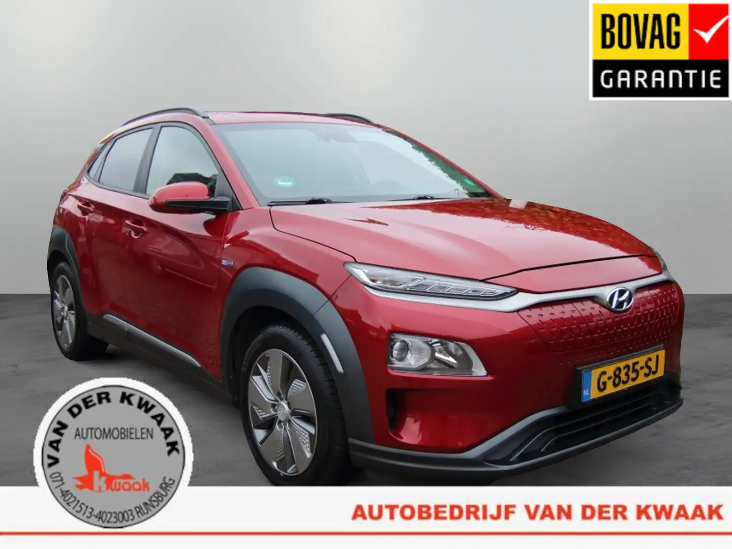 Hyundai KONA EV Fashion 64 kWh | APPLE CARPLAY | CAMERA ACHTER Rood - 1