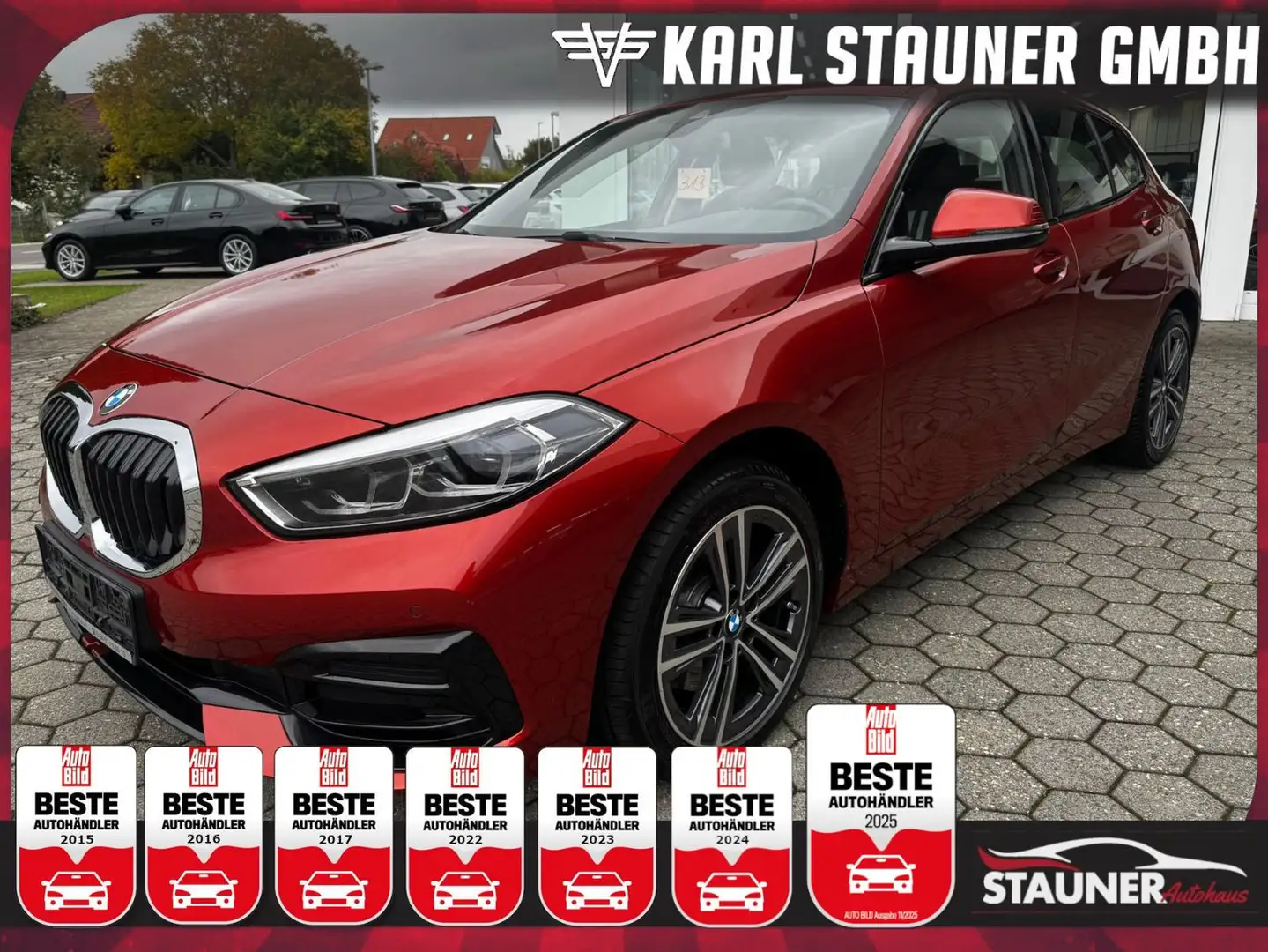 BMW 118 i Limousine Sport Line SITZHZ PDC NAVI DAB Orange - 1