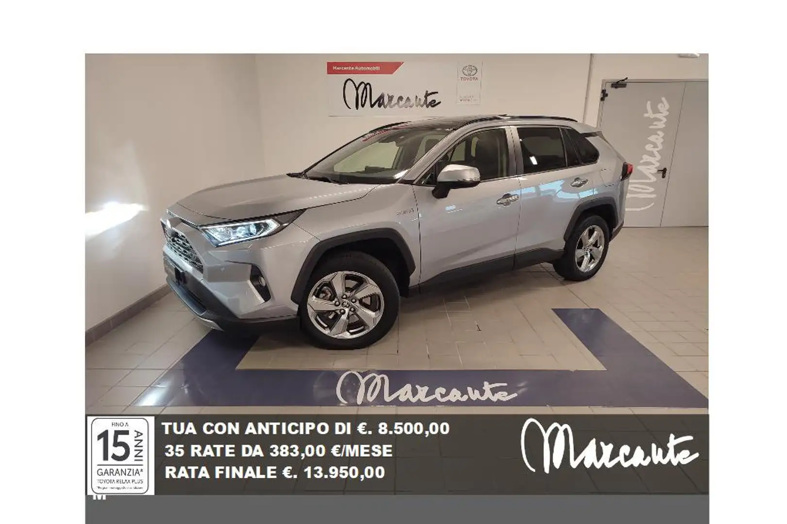 Toyota RAV 4 2.5 HV (218CV) E-CVT 2WD Lounge Argent - 1