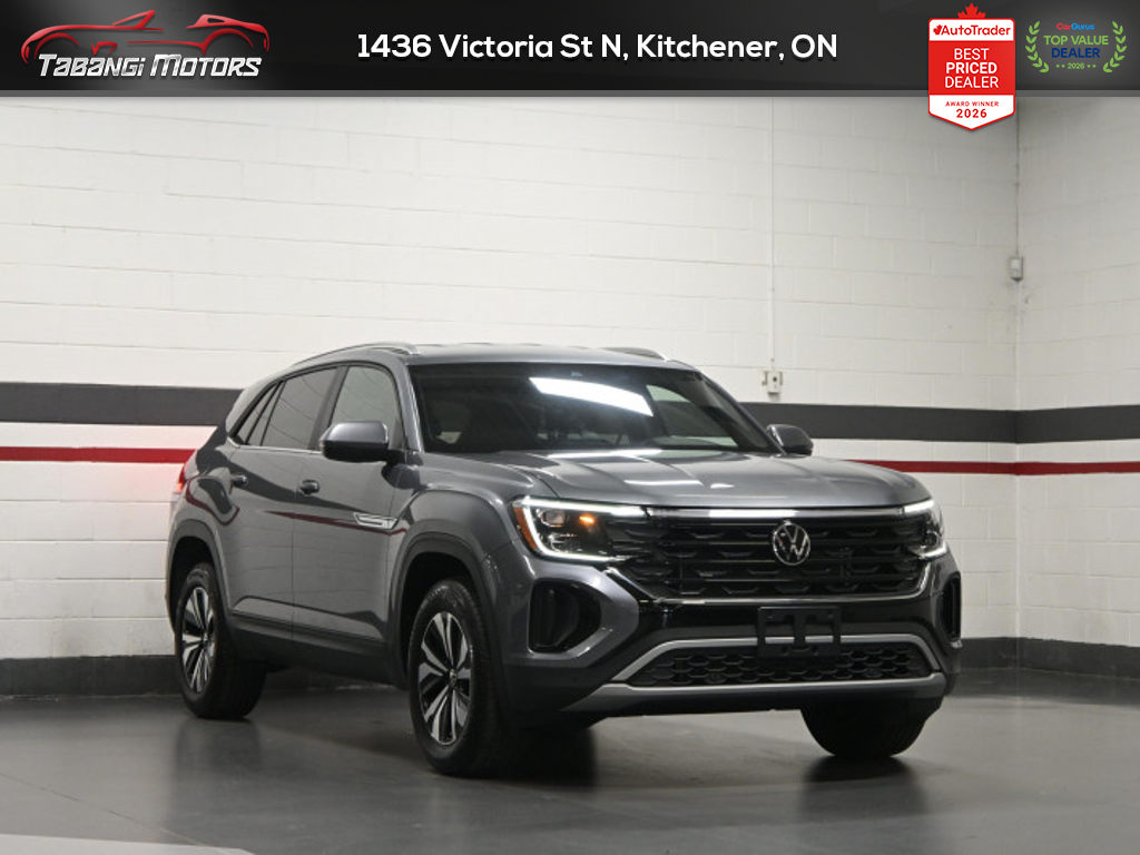 2025 Volkswagen Atlas Cross Sport Comfortline 2.0 TSI Leather Cooled Seats Adaptive Cruise Remote Start