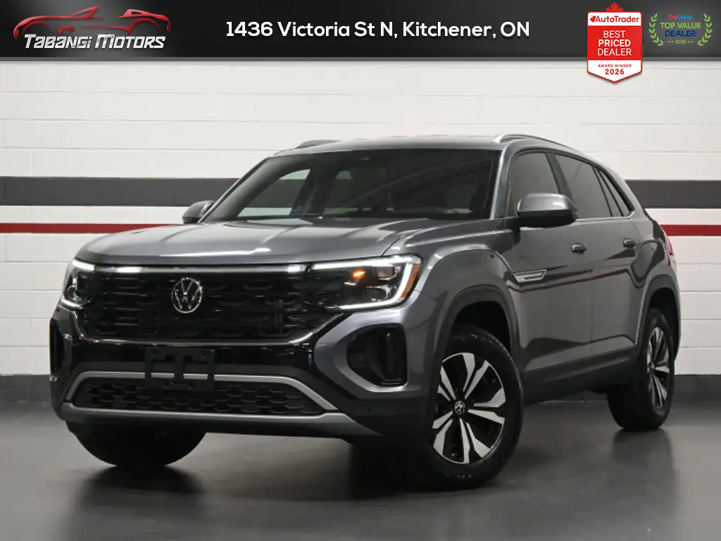 2025 Volkswagen Atlas Cross Sport Comfortline 2.0 TSI Leather Cooled Seats Adaptive Cruise Remote Start
