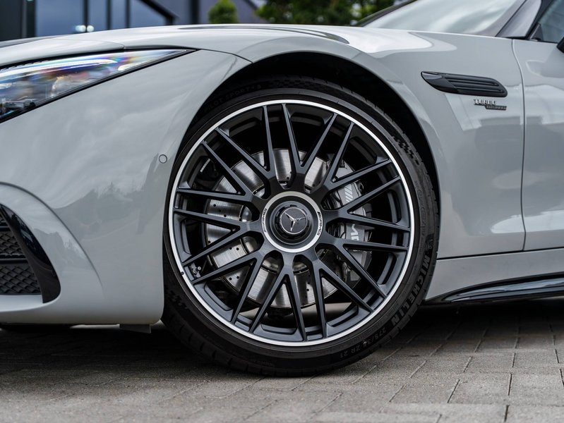Mercedes-Benz SL 43 AMG Roadster - AMG Night Package - Alpine Grey - Burmester - Massage - HUD - 21" AMG — photo 7