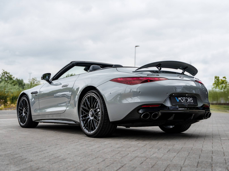 Mercedes-Benz SL 43 AMG Roadster - AMG Night Package - Alpine Grey - Burmester - Massage - HUD - 21" AMG — photo 3