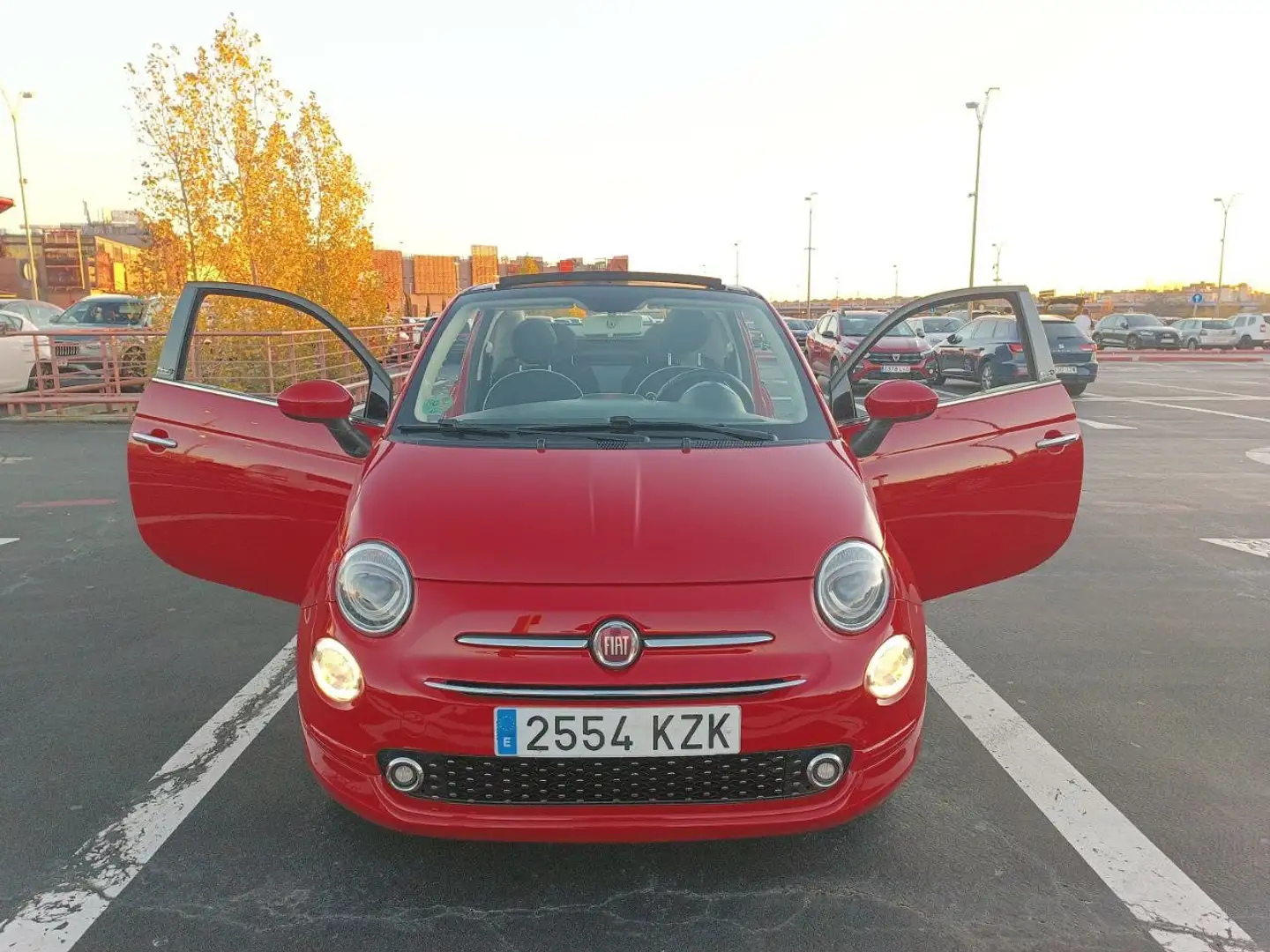 Fiat 500C 1.2 Lounge Red - 2