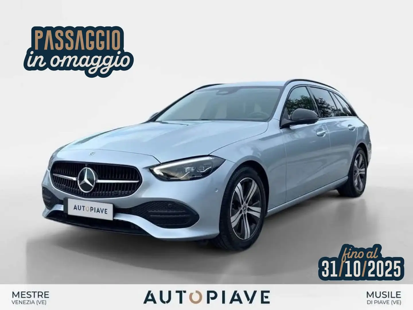 Mercedes-Benz C 220 C 220 d Mild hybrid S.W. Sport Plus Silber - 1