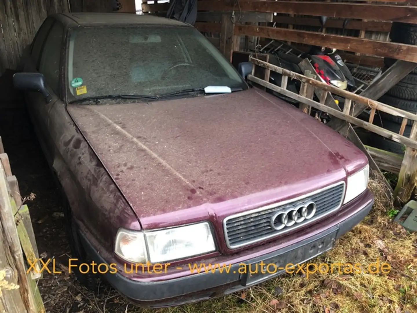 Audi 80 1Hand,original Scheunenfund,Alu,el.Schieb,AHK Rood - 1