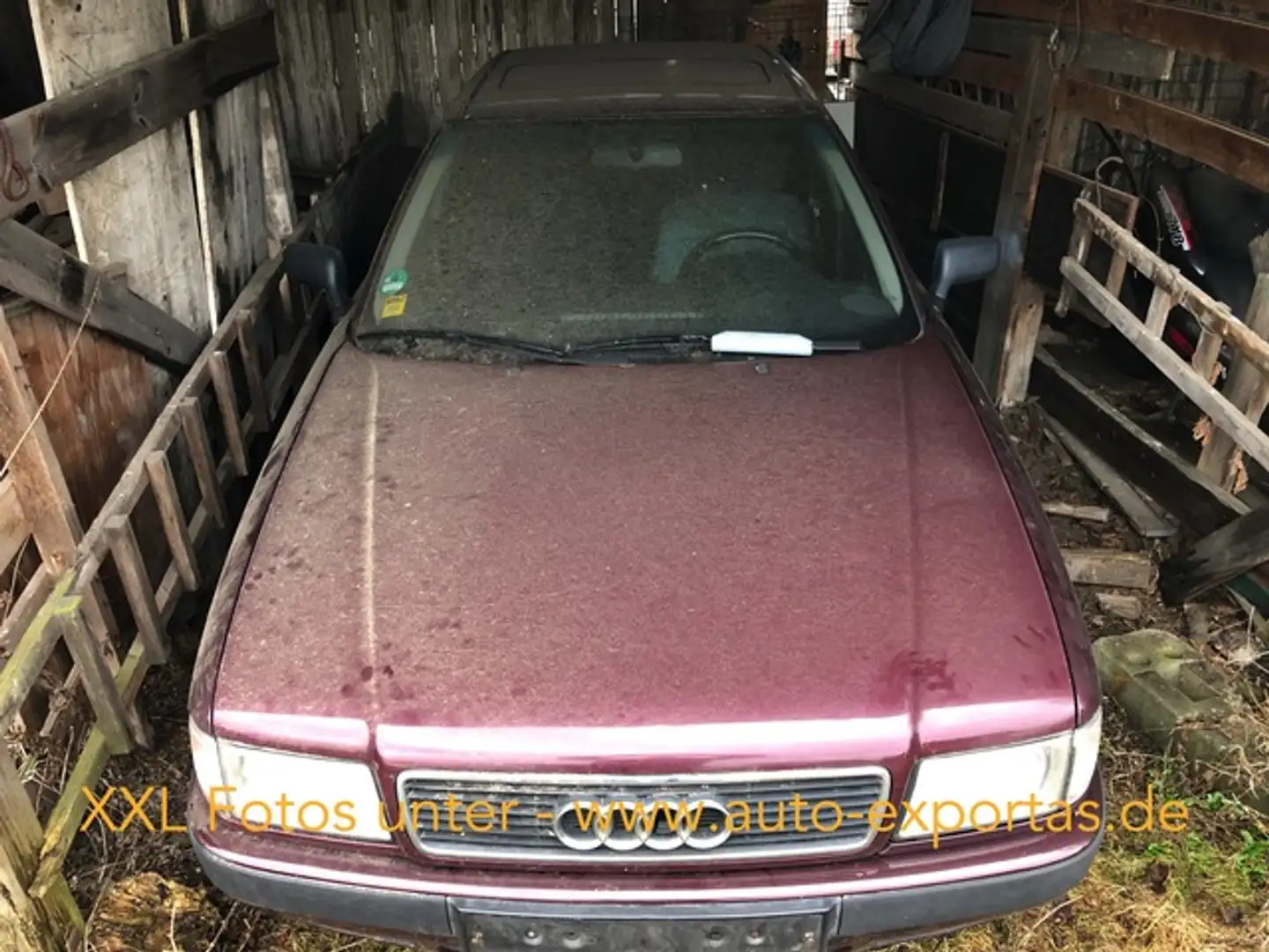 Audi 80 1Hand,original Scheunenfund,Alu,el.Schieb,AHK Rojo - 2