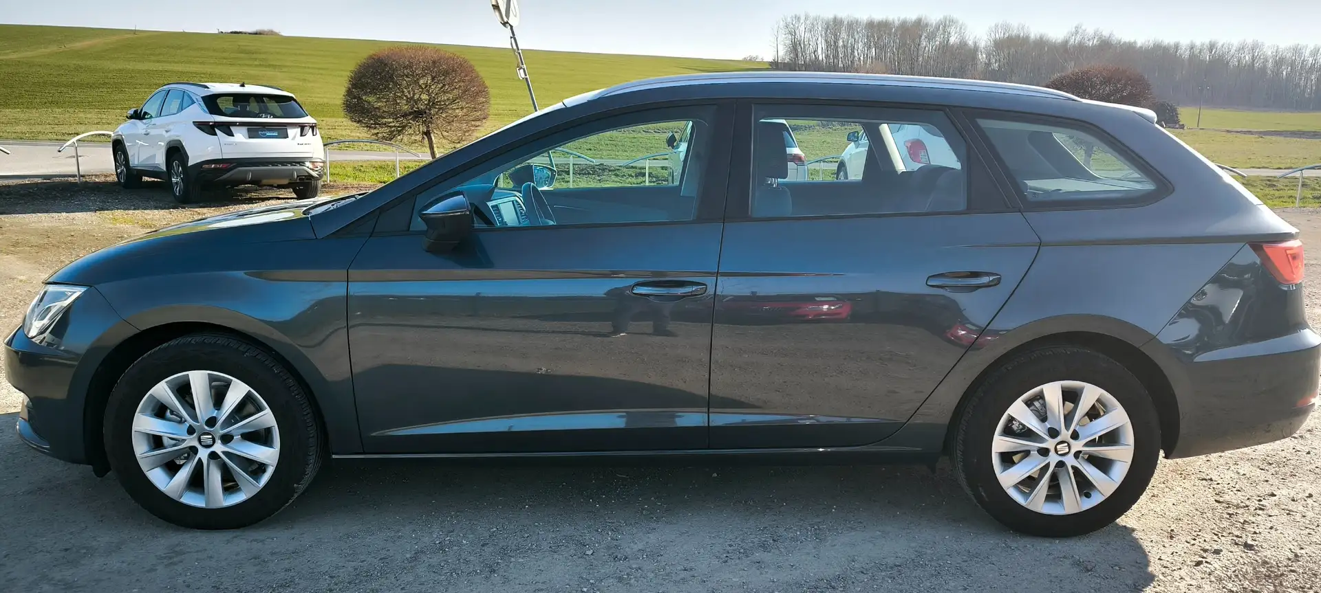 SEAT Leon Style*ERSTBESITZ*PICKERL/SERVICE/BREMSEN NEU* Grau - 2