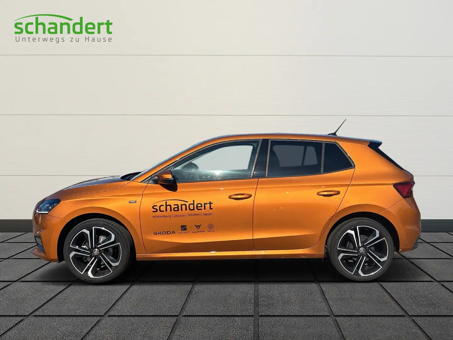 Skoda Fabia 1.0 TSI Drive DSG/MATRIX/NAVI/AHK/ACC/SHZ Orange - 2