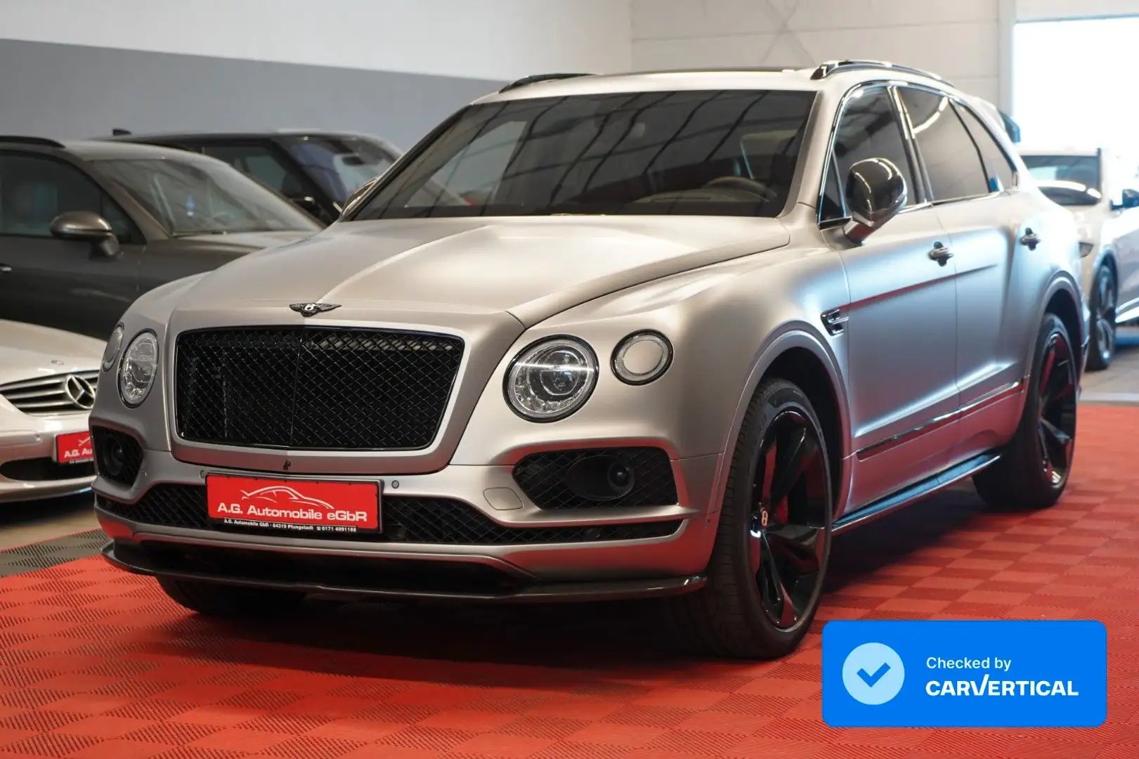 Bentley Bentayga V8 Mulliner *1.Hand*Unfallfrei*Carbon* Gris - 1