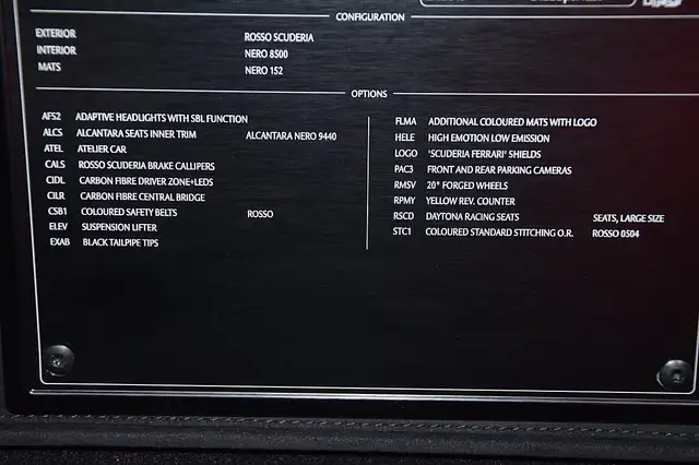 Ferrari 812 Superfast *Atelier Car*Lift*Kamera*Racingseats*... Ansicht 16