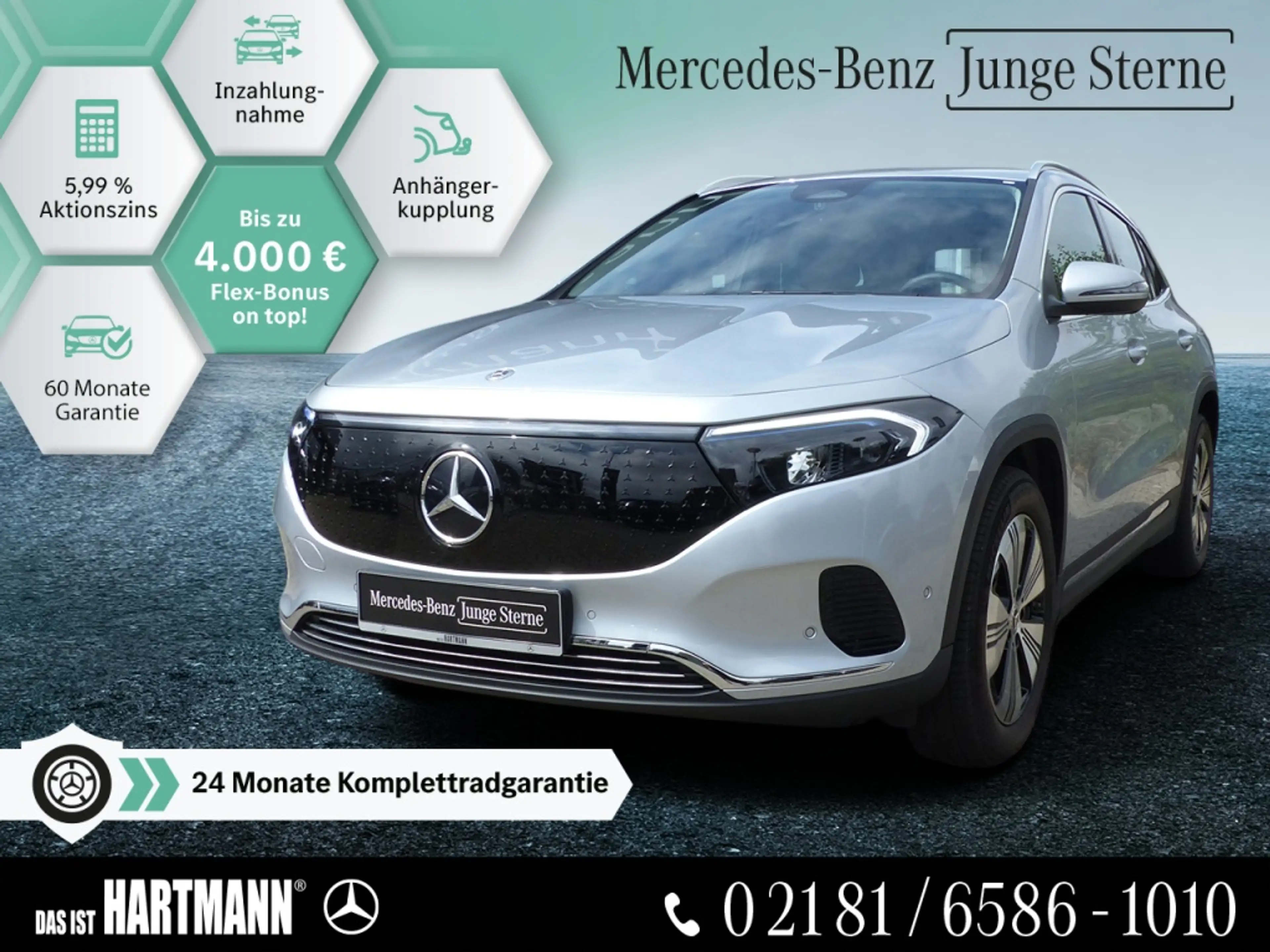 Mercedes-Benz EQA 300 4M 3004M+PROGRESSIVE+AHK+R.KAM+TOTW+WINT