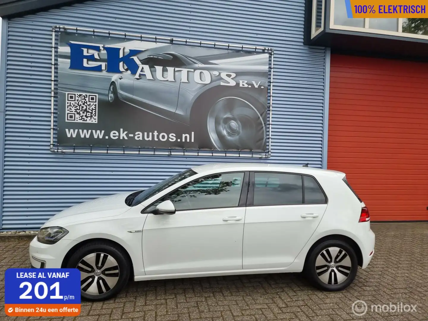 Volkswagen e-Golf 136pk. Virtual, Camera, PDC v+a, Keyless Weiß - 1