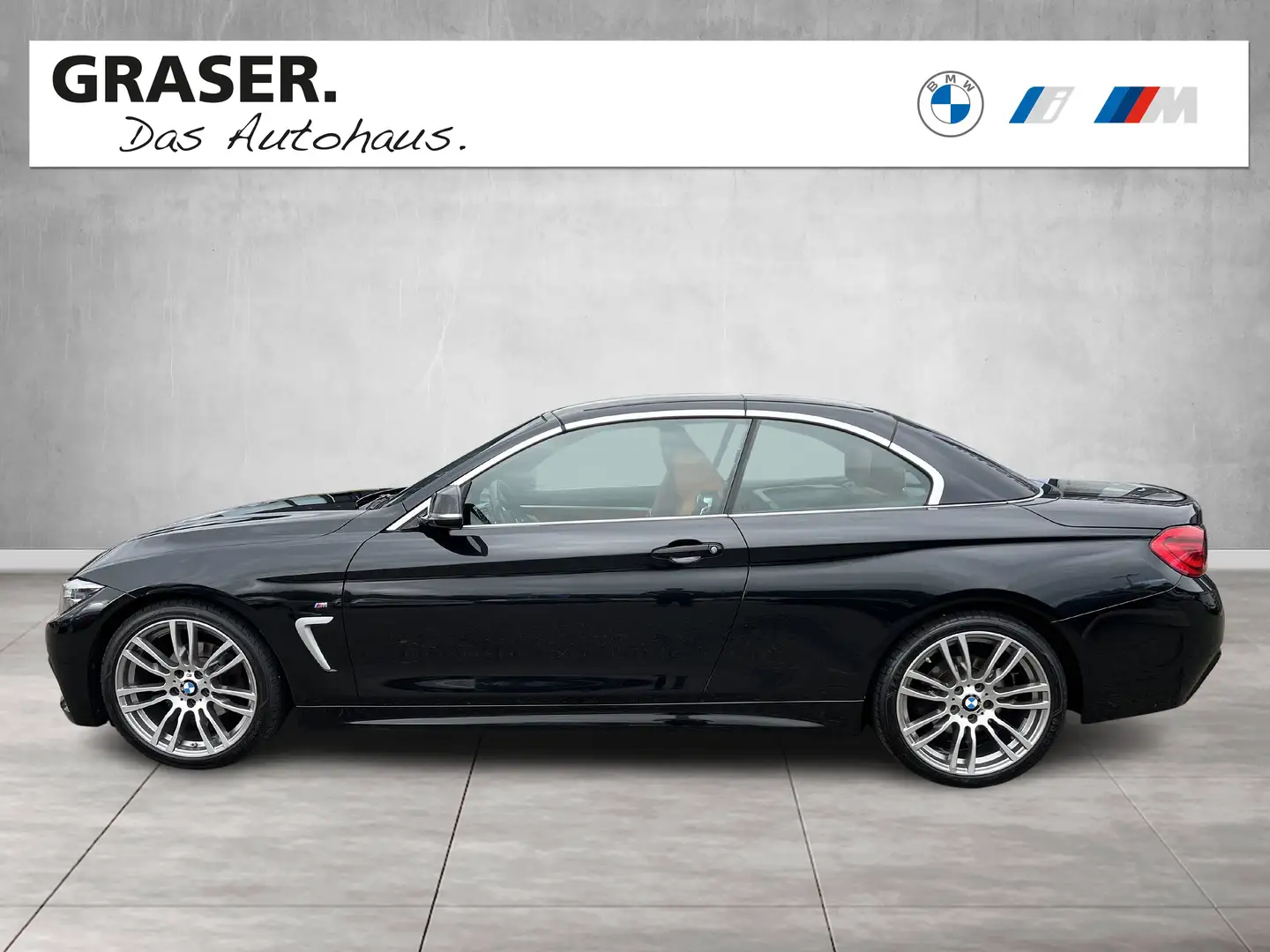 BMW 420 i Cabrio M Sportpaket Head-Up HiFi LED WLAN Schwarz - 2