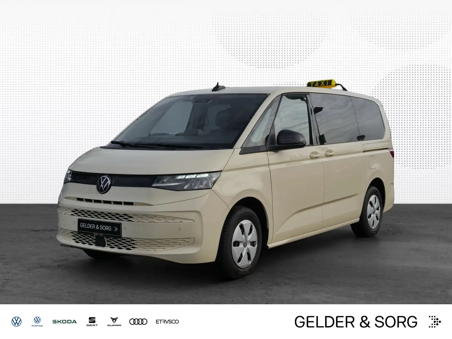 Volkswagen T7 Multivan T7 Multivan 2.0 TDI LÜ Taxi-Paket*Taxameter*LED* Beige - 1