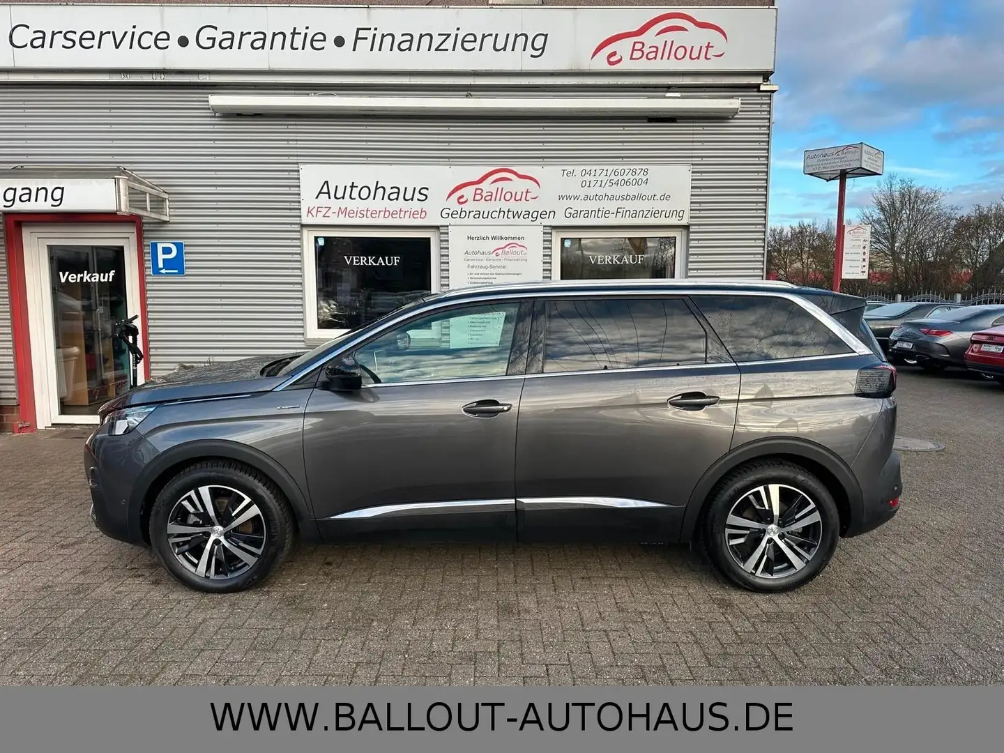 Peugeot 5008 Allure*2.HAND*GT-LINE*7.SITZER*EURO6 Silber - 1