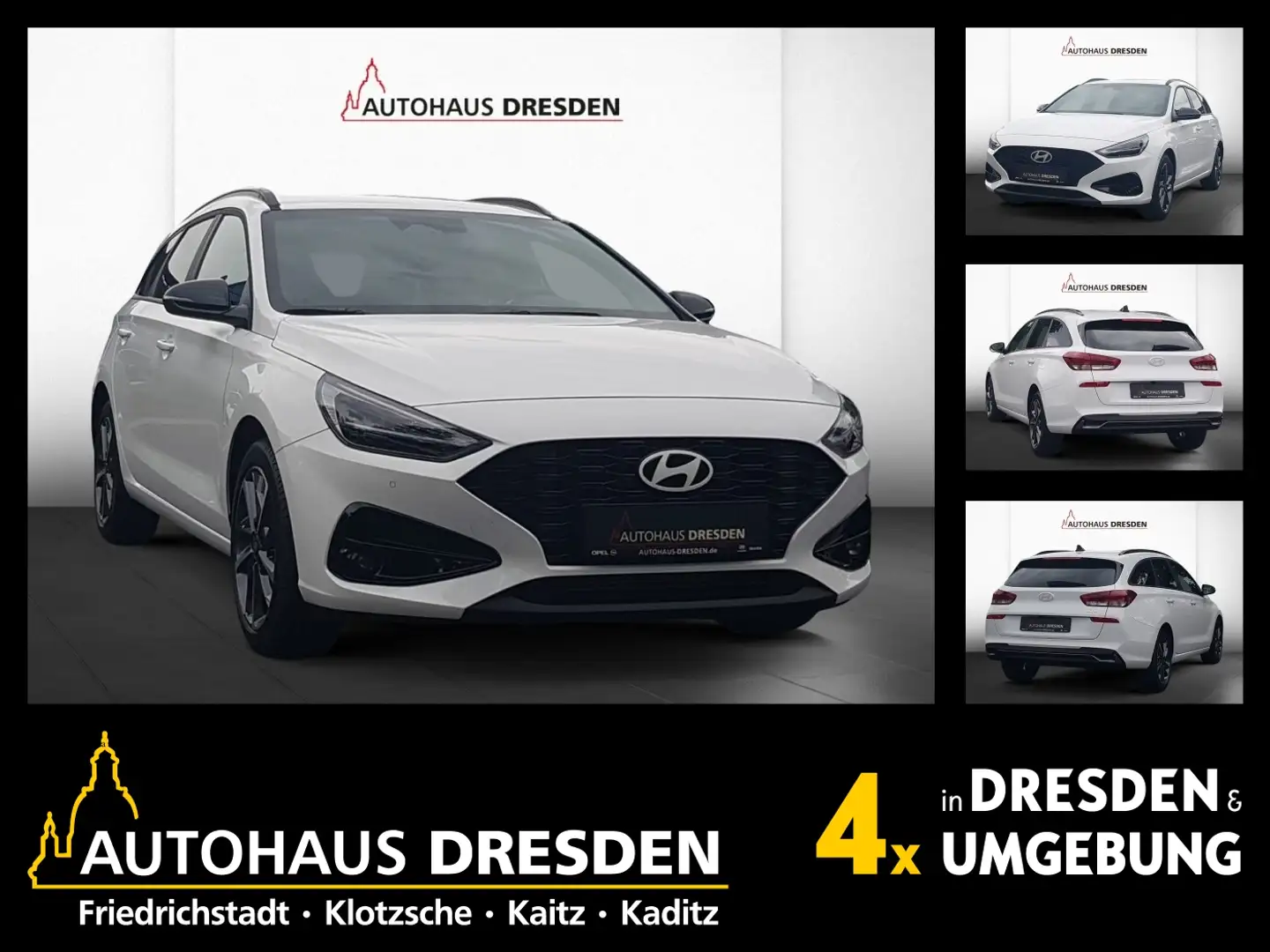 Hyundai i30 cw 1.0 T-GDI Advantage *LED*NAVI*LM Blanc - 1