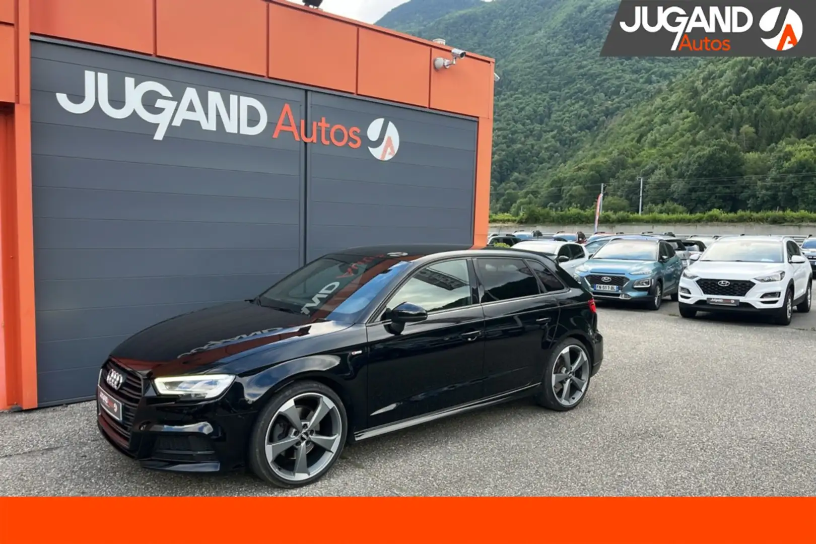 Audi A3 TDI 150 S-LINE BLACKLINE S-TRO Noir - 1