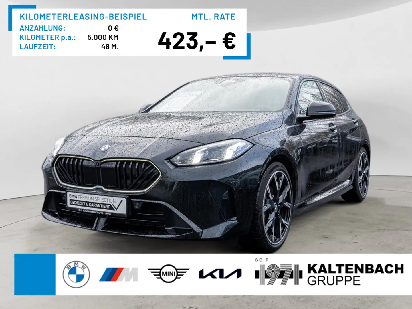 BMW 120 d M-Sport NAVI ACC 360° HUD H/K LED KAMERA Noir - 1