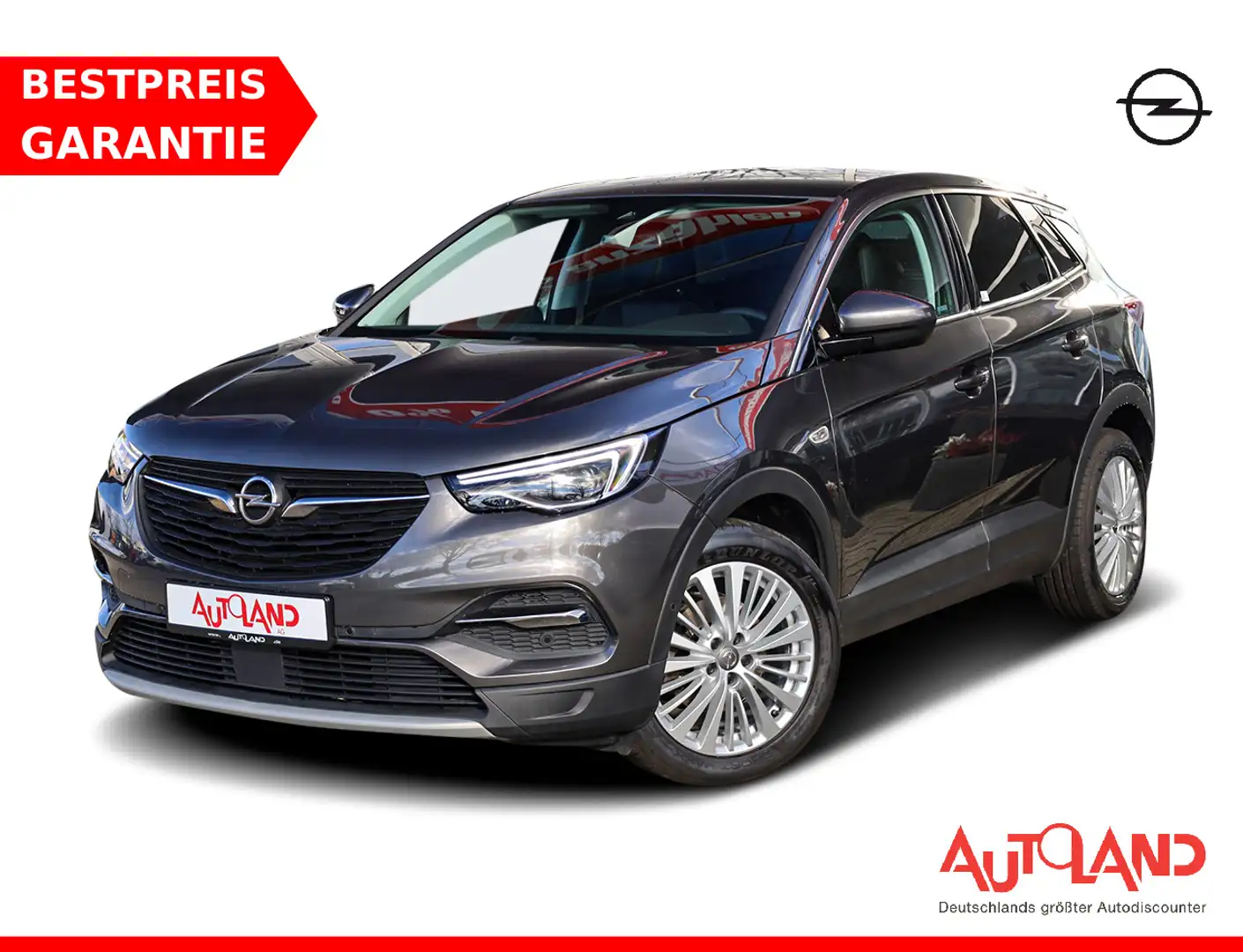 Opel Grandland 1.2 Innovation LED Navi Tempomat PDC Grau - 1