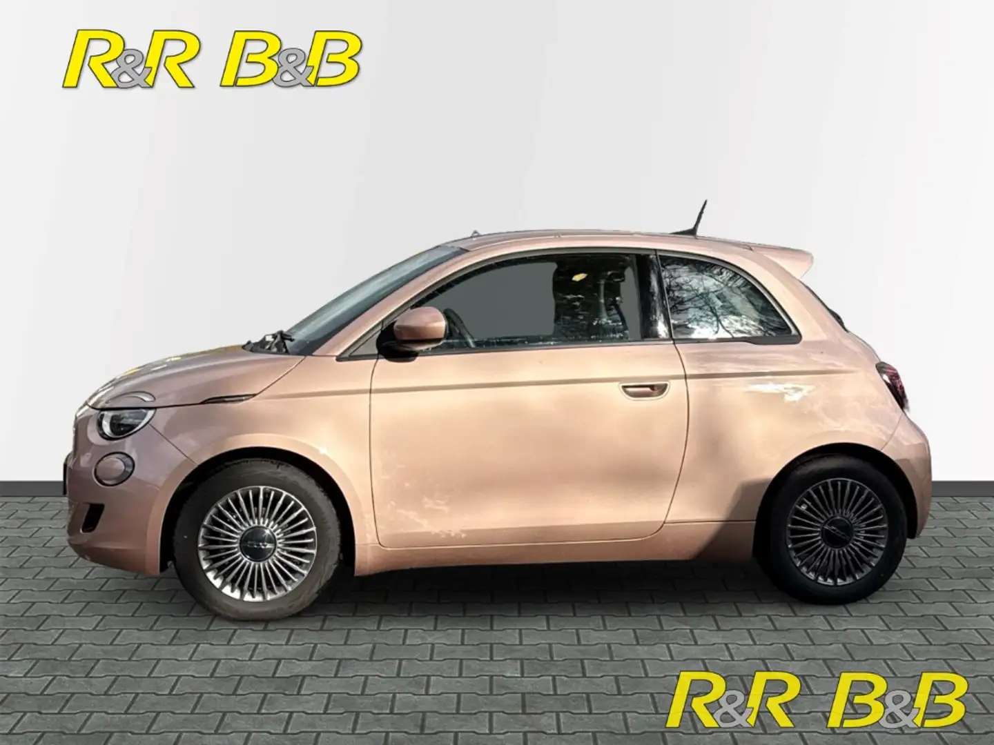 Fiat 500 e Action NAVI+CARPLAY+DAB+SHZ+MITTELARMLEHNE+KLIMA Paars - 2