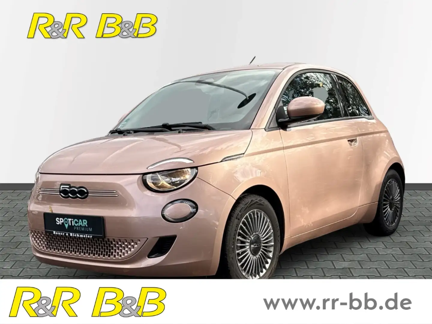 Fiat 500 e Action NAVI+CARPLAY+DAB+SHZ+MITTELARMLEHNE+KLIMA Paars - 1