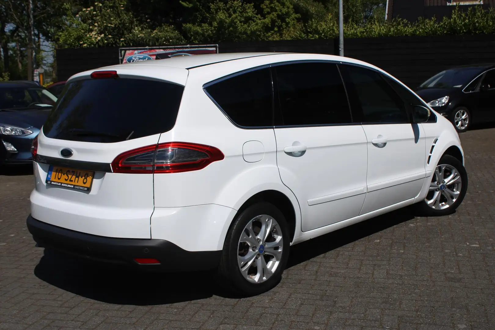 Ford S-Max 1.6 Ecoboost 160pk Titanium, Volledig leder Blanc - 2