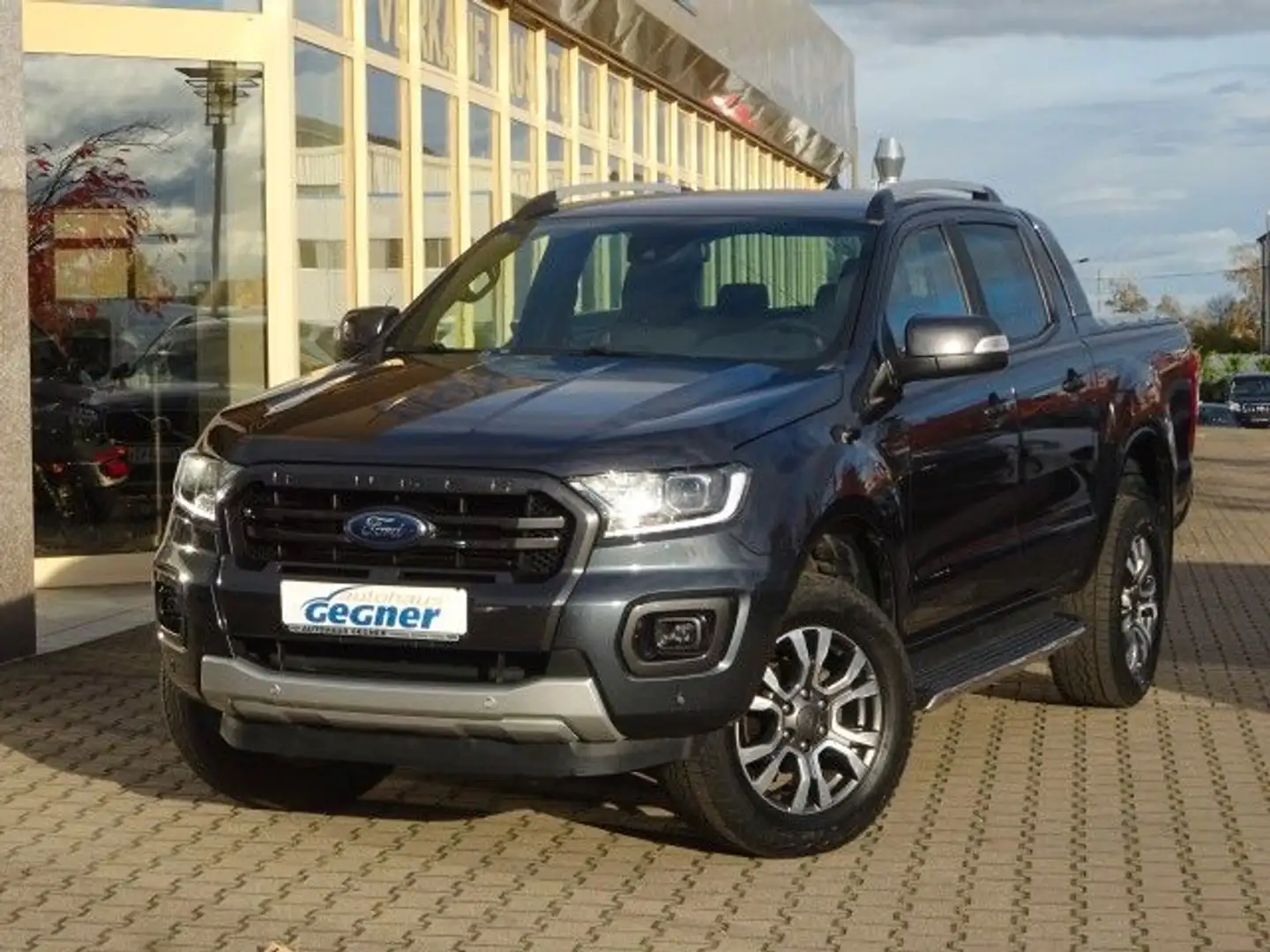 Ford Ranger DK 212PS Autm. Wildtrak 4x4 Rollo AHK Gris - 2