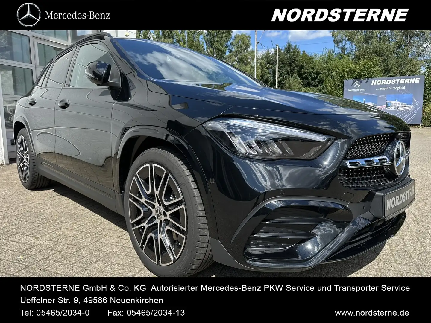 Mercedes-Benz GLA 180 GLA 180 AMG Night Kamera Distronic AHK LED  Autom. Noir - 1
