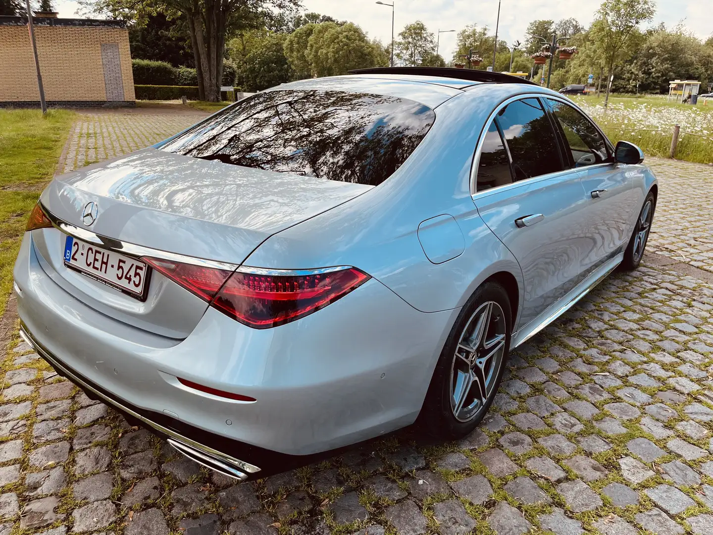 Mercedes-Benz S 350 d 4-Matic AMG Line  bourmester 3D panoramique Grijs - 2