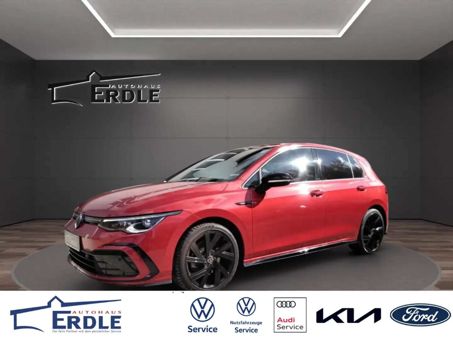 Volkswagen Golf VIII R-Line 2.0 TSI DSG *Stand-Hzg *black style Rot - 1