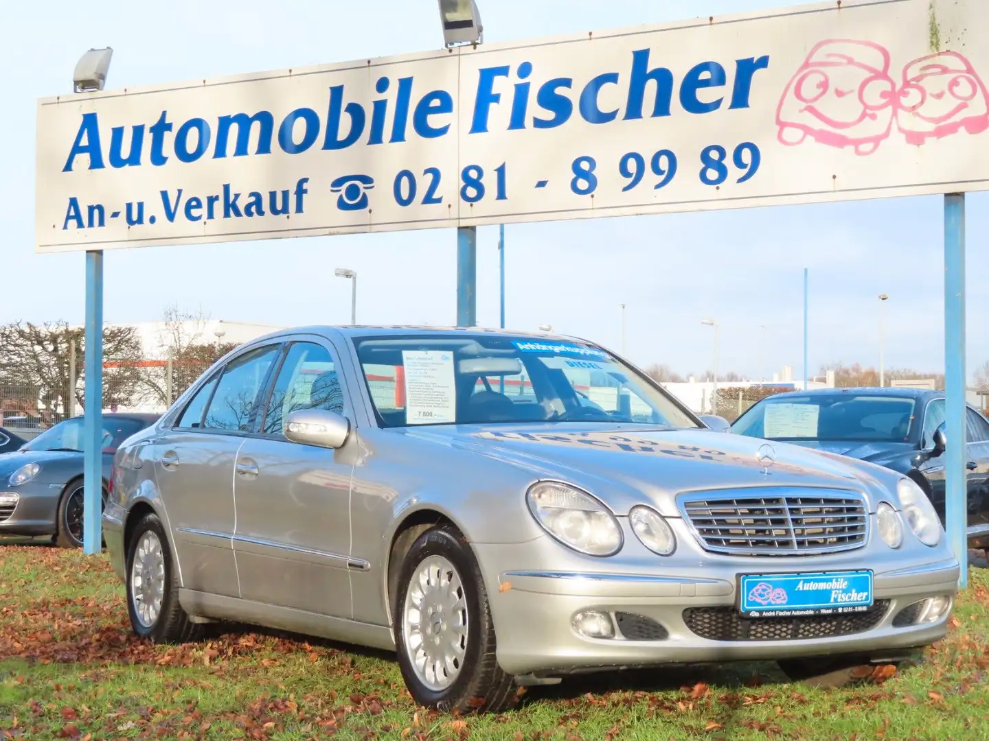 Mercedes-Benz E 220 Limo Elegance von Rentnerin  -2.Hand! Stříbrná - 2