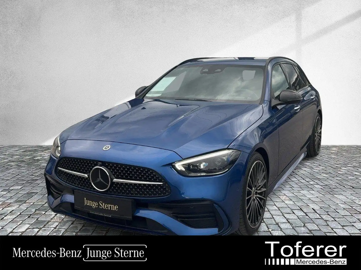 Mercedes-Benz C 220 d 4MATIC T-Modell FAP Distr PTS Shz  MBUX Blau - 1