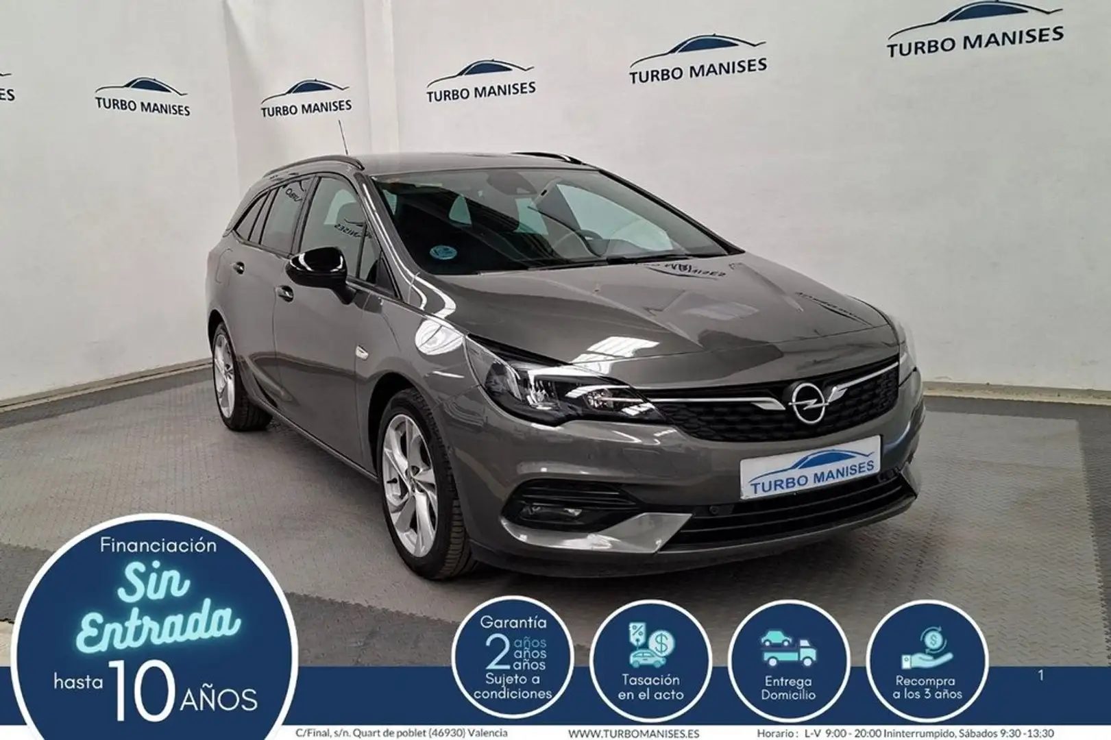 Opel Astra 1.4T SHT 107kW (145CV) Ultimate CVT ST Grau - 1