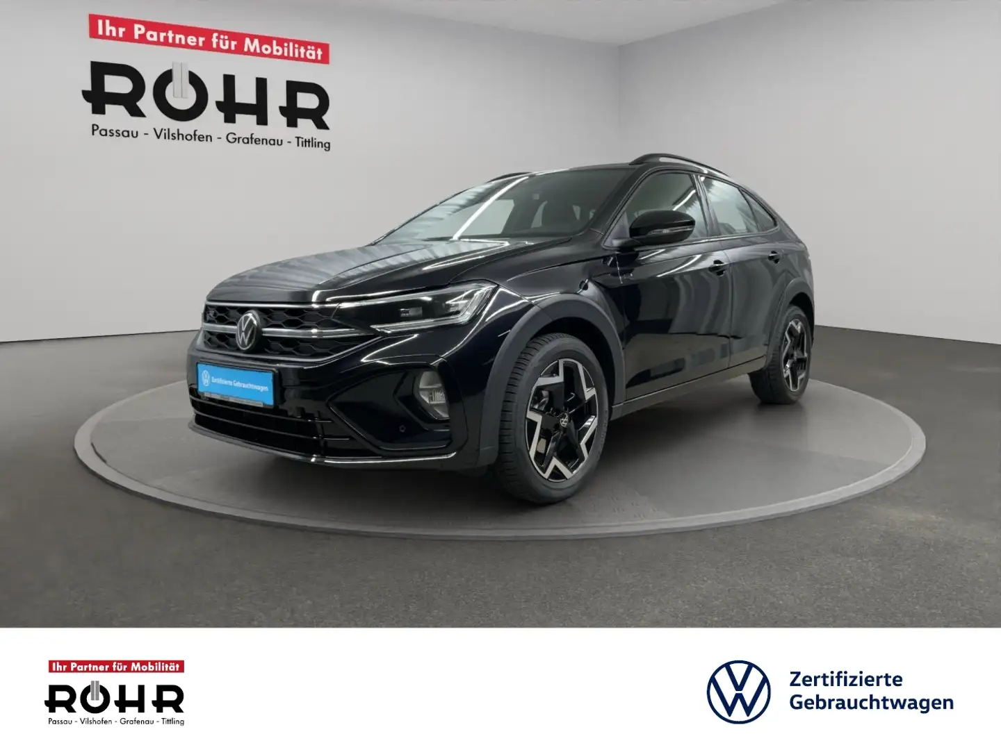 Volkswagen Taigo R-Line (Garantie 03/2030.Kamera.IQ.DRIVE.TravelAss Schwarz - 1