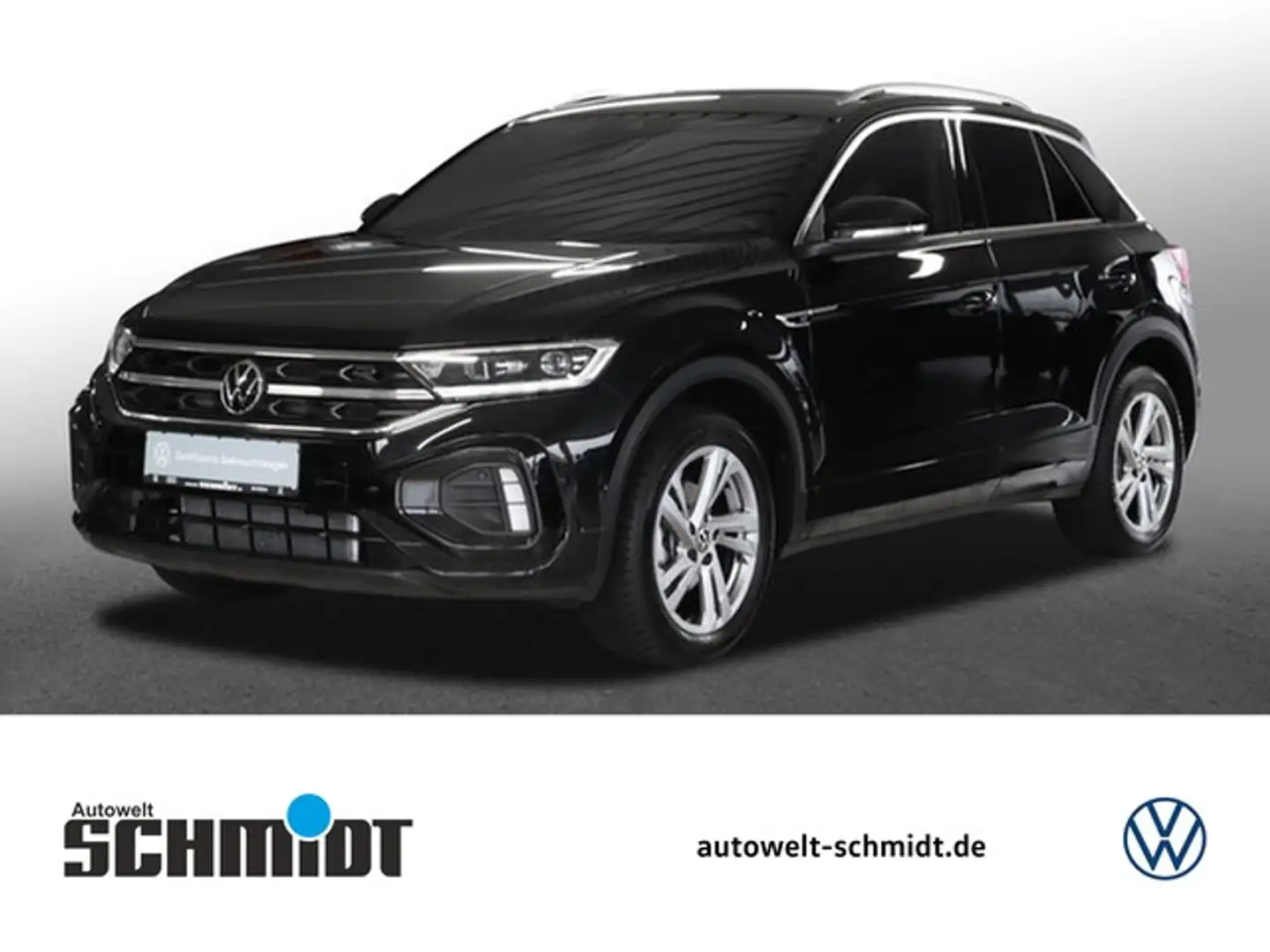 Volkswagen T-Roc 1,5TSI R-Line AHK ACC LED-Plus elektr. Heckklappe Zwart - 1