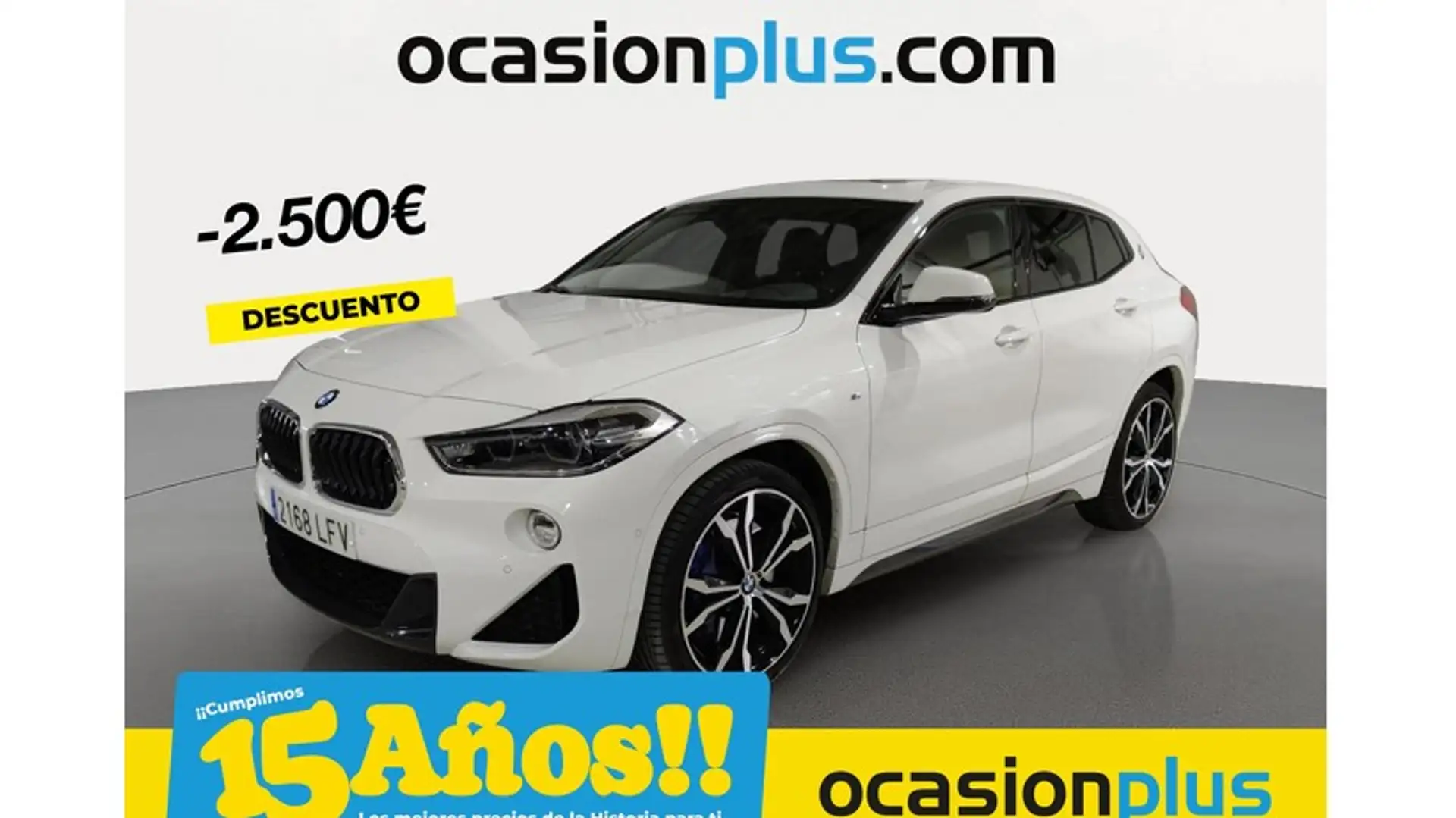 BMW X2 sDrive 18dA Blanc - 1