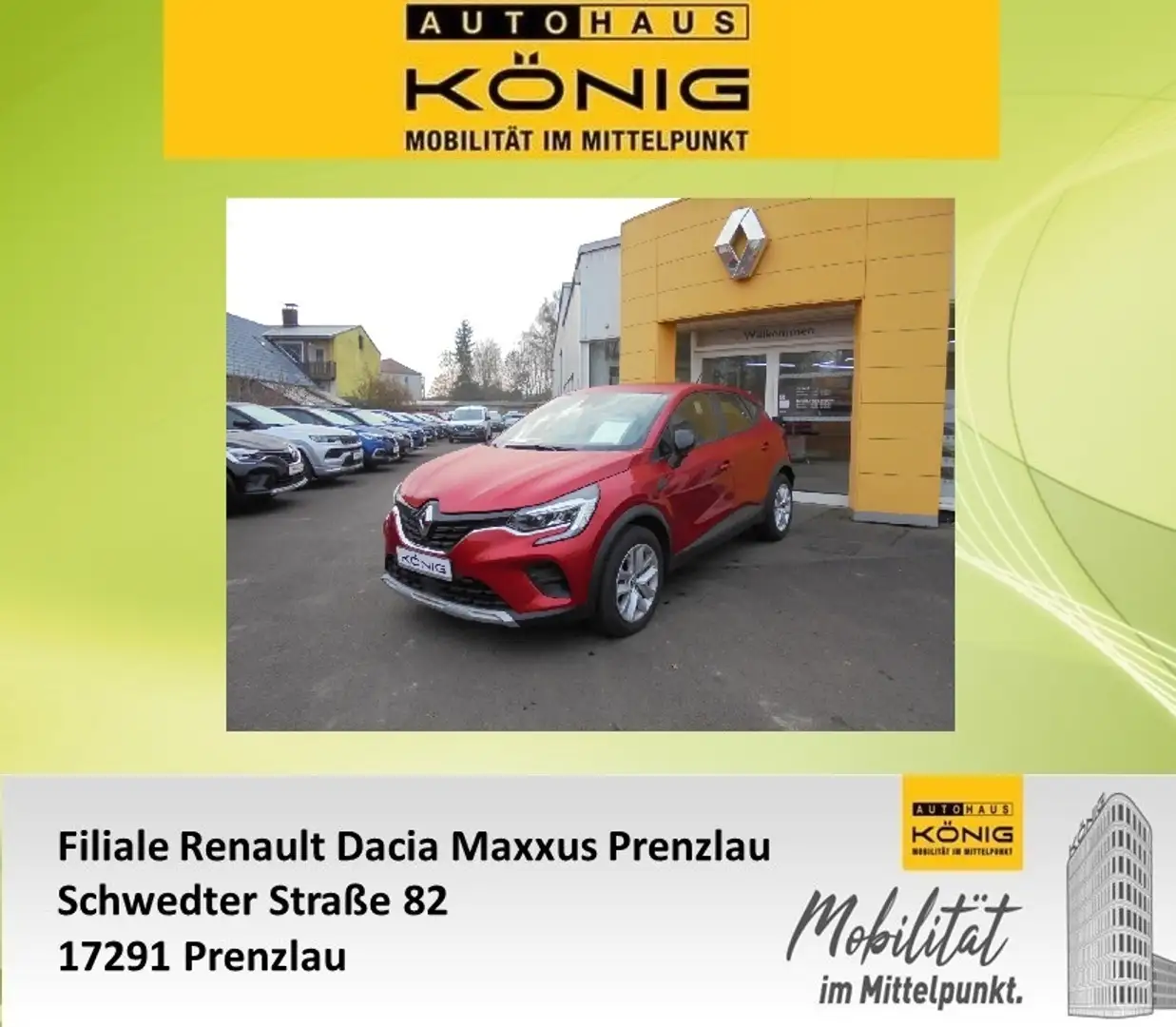 Renault Captur 1.3 TCe 140 EVOLUTION  Automatik*Klima Rot - 1
