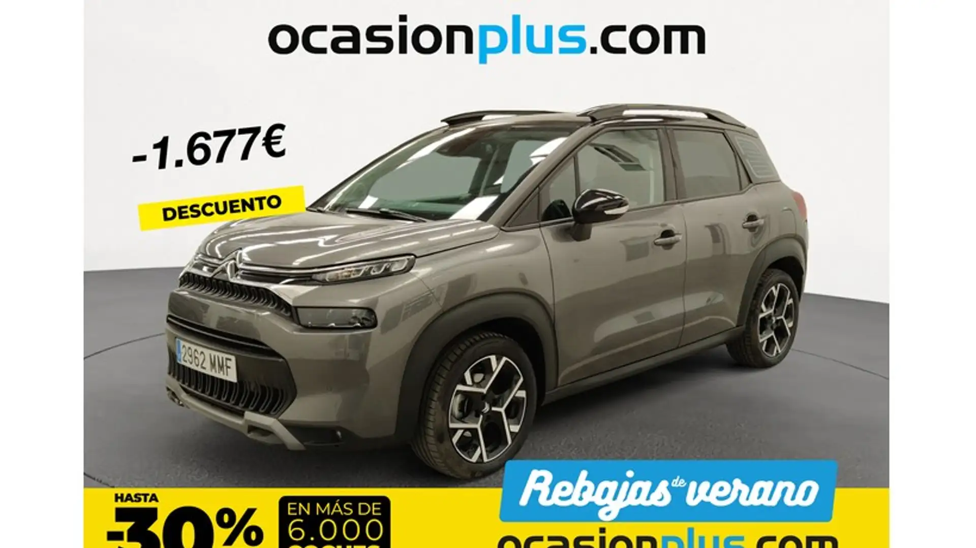 Citroen C3 Aircross Puretech S&S Shine Pack EAT6 130 Gris - 1
