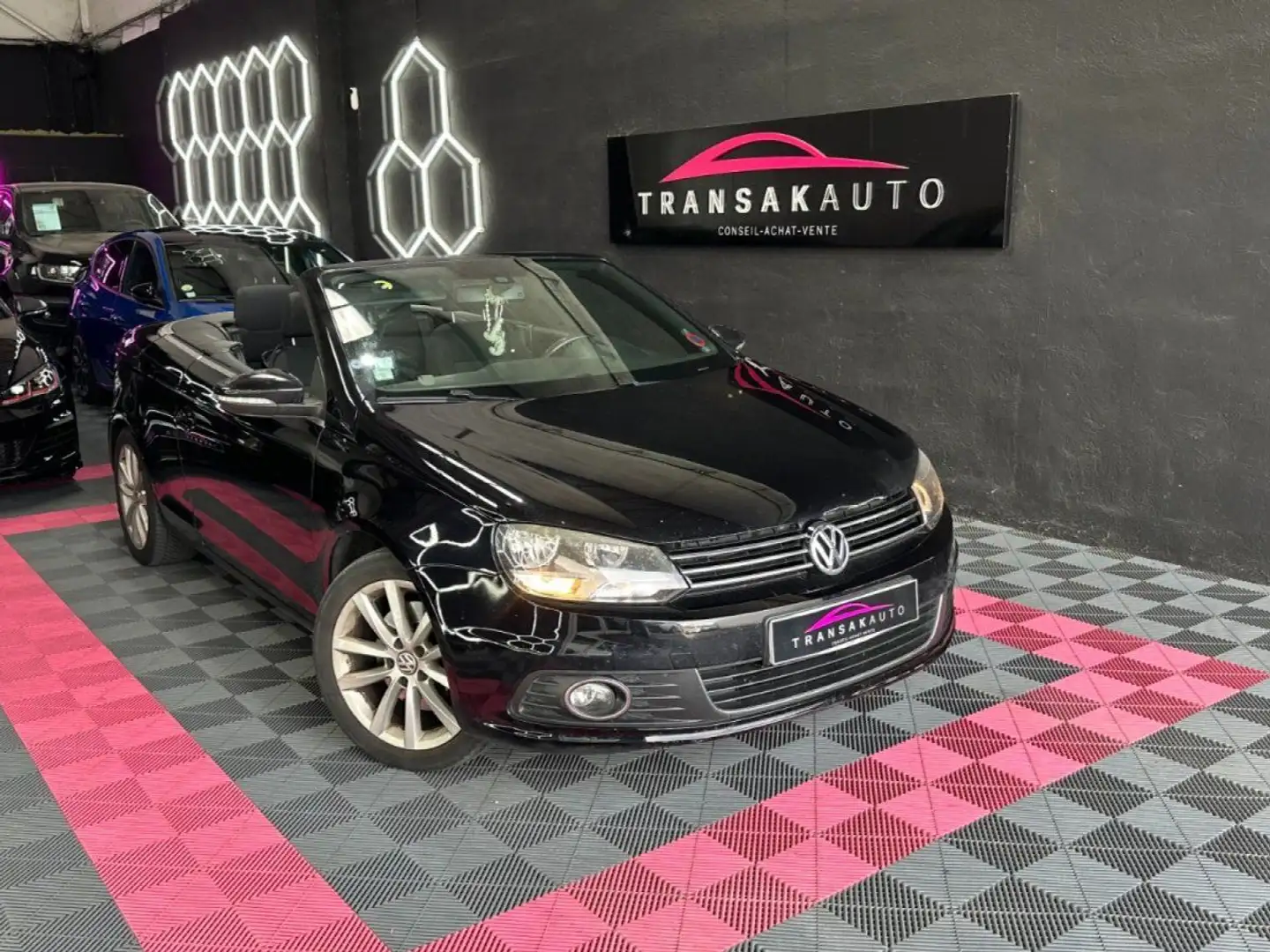 Volkswagen Eos Sportline 2.0 TDi 140 ch ~ Climatisation automatique ~ Bluetooth ~ Régulateur ~ Radars AR Černá - 1