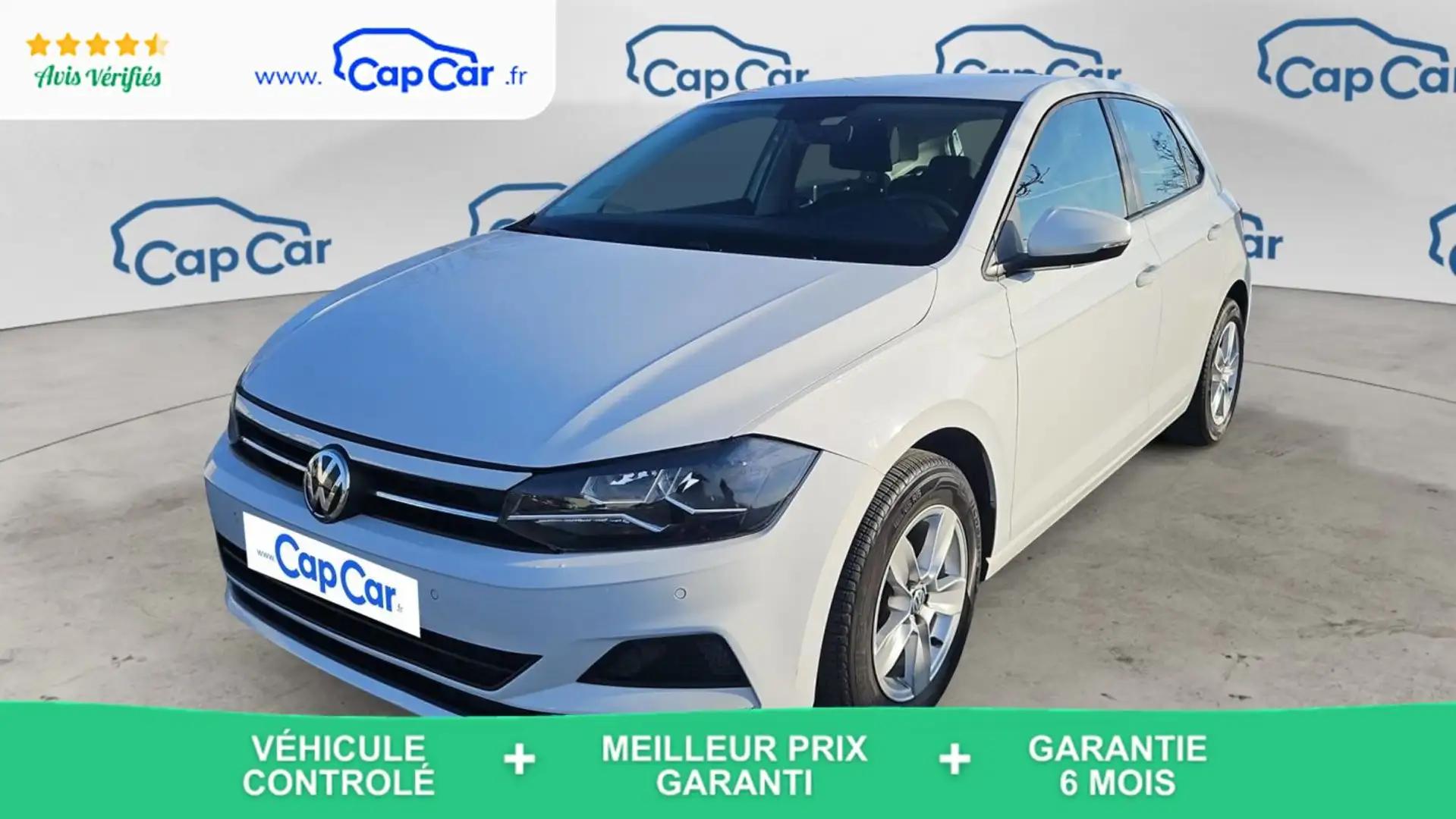 Volkswagen Polo VI 1.0 65 Trendline - 5 places Blanc - 1