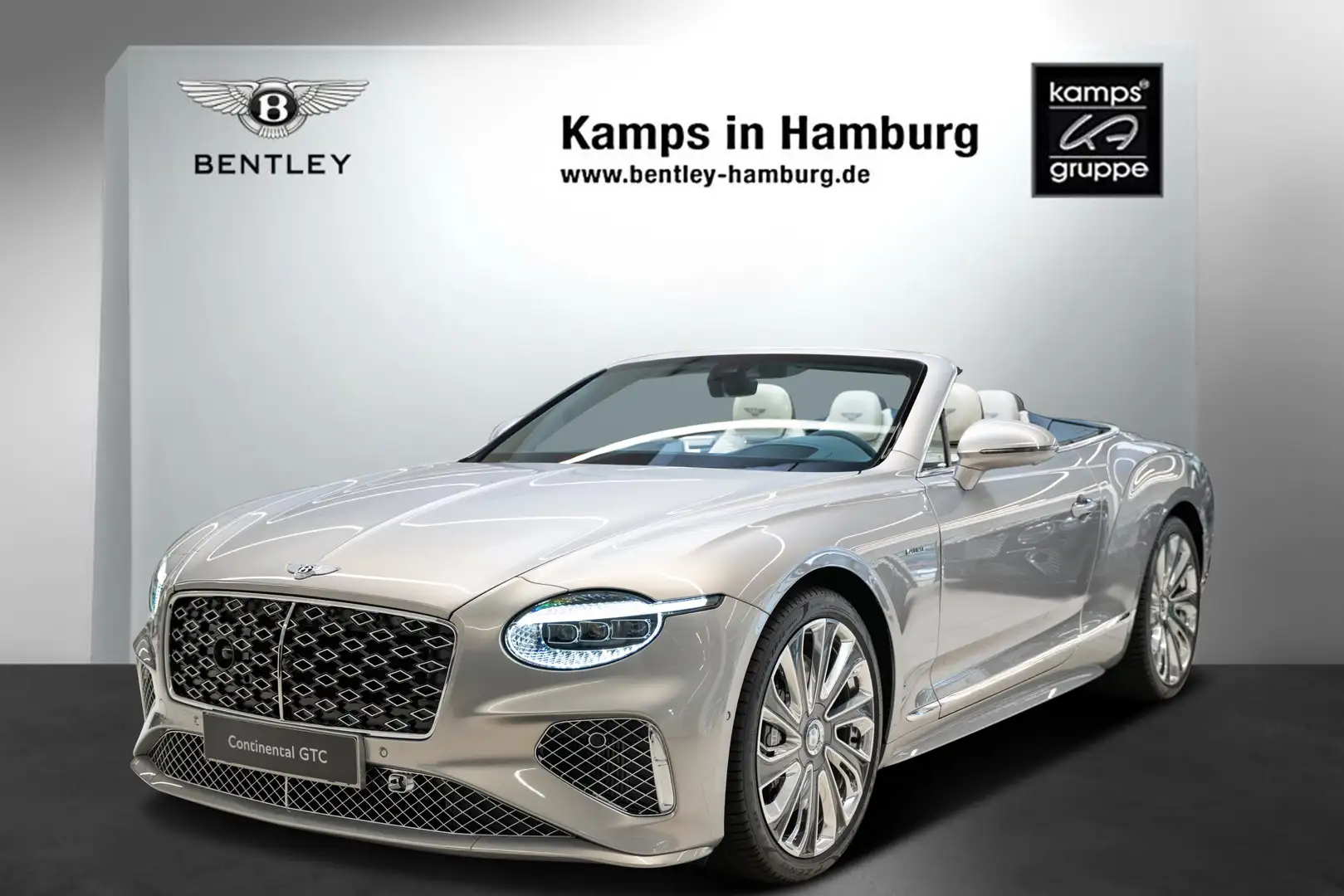 Bentley Continental GTC Mulliner V8 Hybrid *MY2026* Zilver - 1